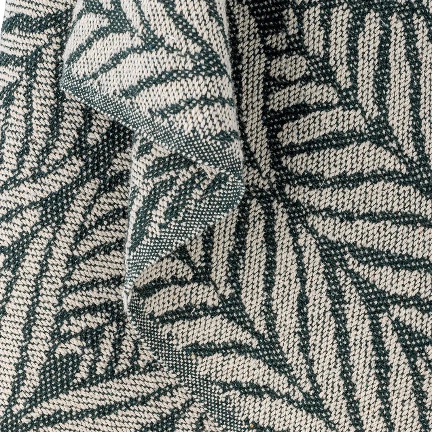 Ugento Decke, Grün, Recycelte Baumwolle in Grün präsentiert im Onlineshop von KAQTU Design AG. Bettüberwurf ist von Creative Collection