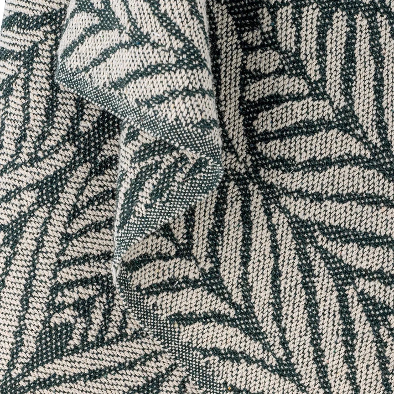 Ugento Decke, Grün, Recycelte Baumwolle in Grün präsentiert im Onlineshop von KAQTU Design AG. Bettüberwurf ist von Creative Collection