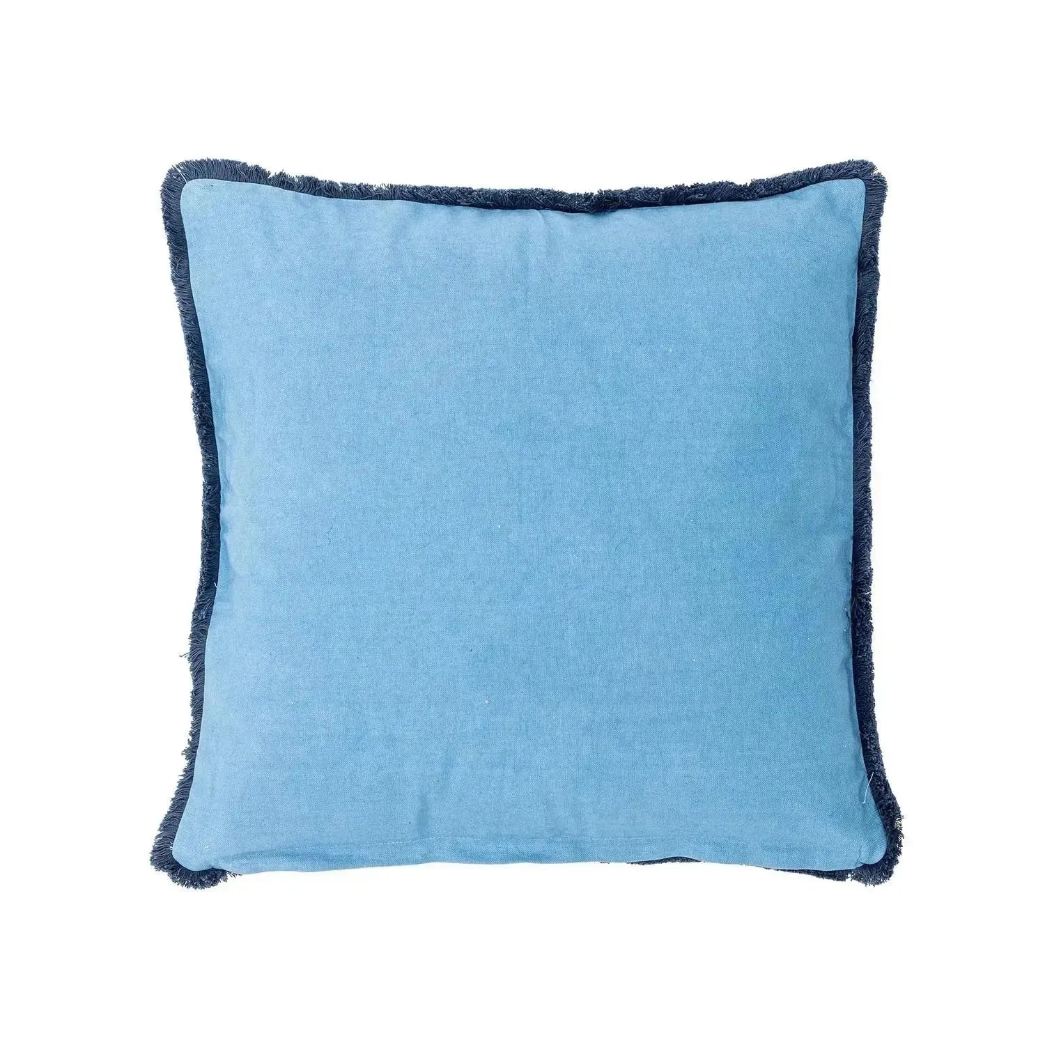 Laval Kissen, Blau, Baumwolle in Blau präsentiert im Onlineshop von KAQTU Design AG. Kissen ist von Creative Collection