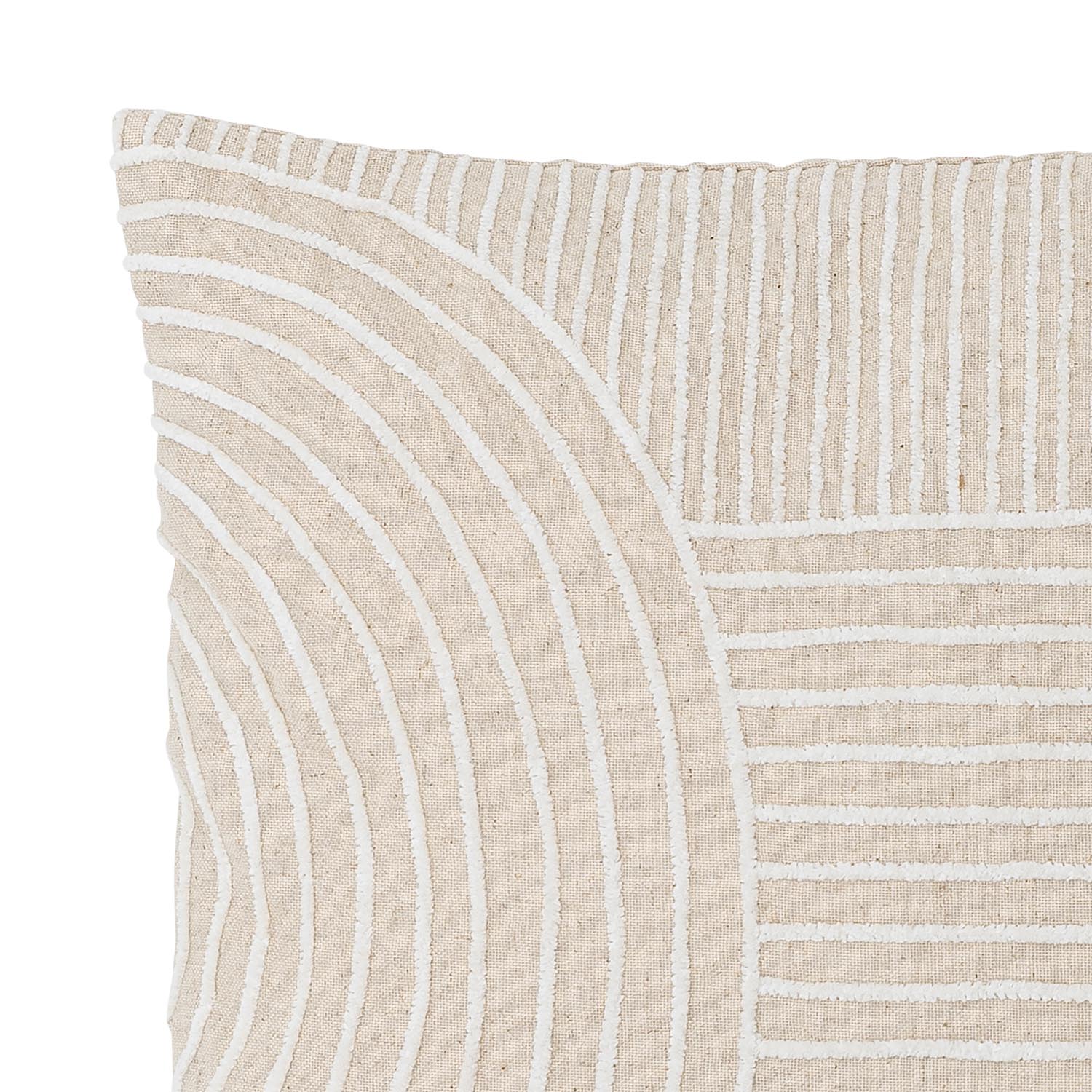 Chun Kissen, Natur, Baumwolle in Natur präsentiert im Onlineshop von KAQTU Design AG. Deko Kissen ist von Bloomingville