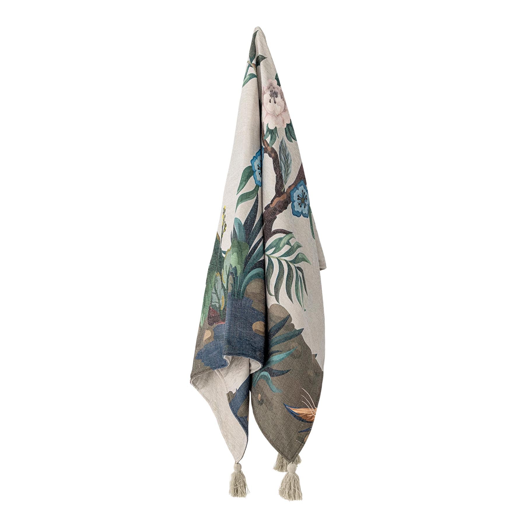 Peacock Decke, Grün, Polyester in Green präsentiert im Onlineshop von KAQTU Design AG. Bettüberwurf ist von Creative Collection