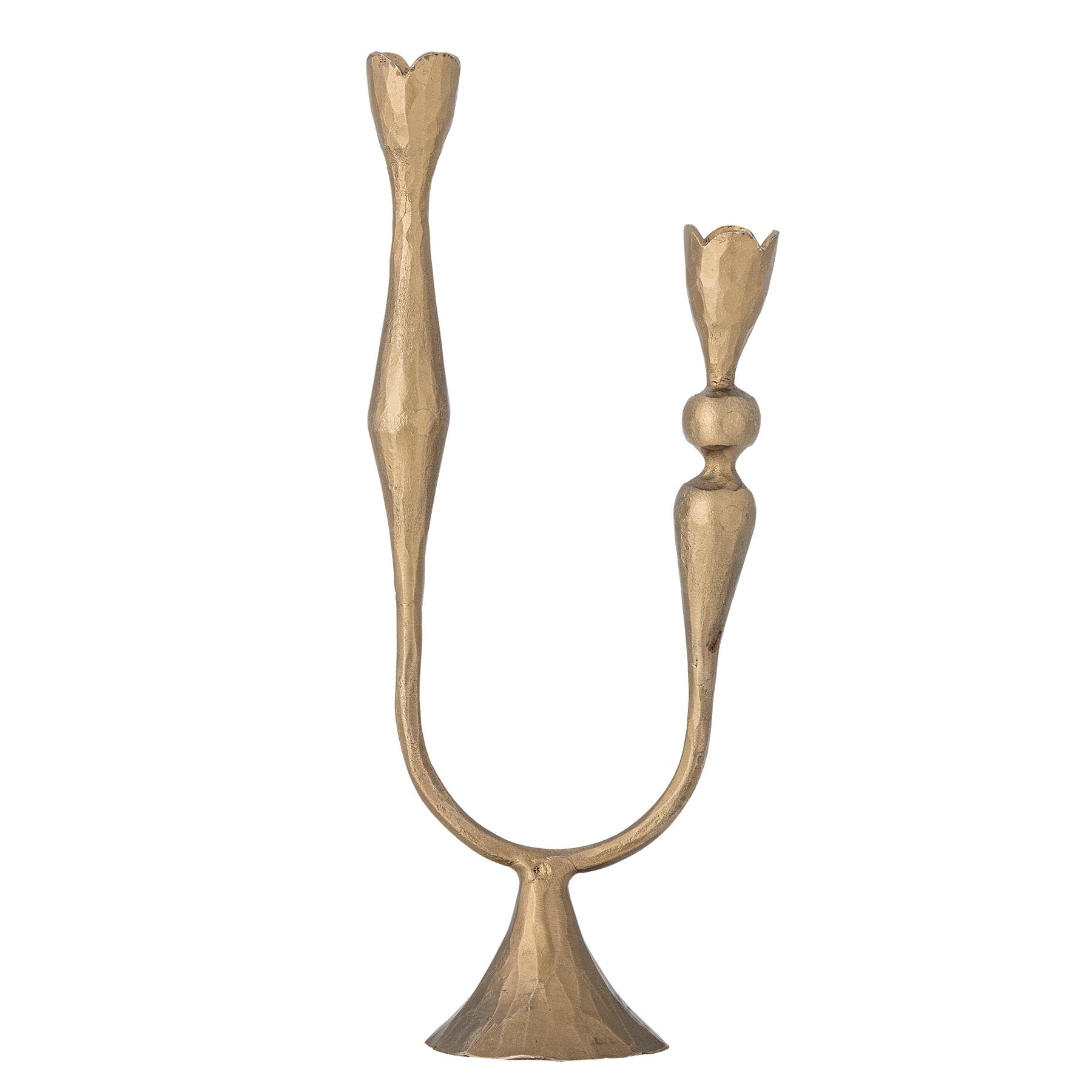 Vesc Kerzenhalter, Brass, Metall in Brass präsentiert im Onlineshop von KAQTU Design AG. Kerzenständer ist von Bloomingville