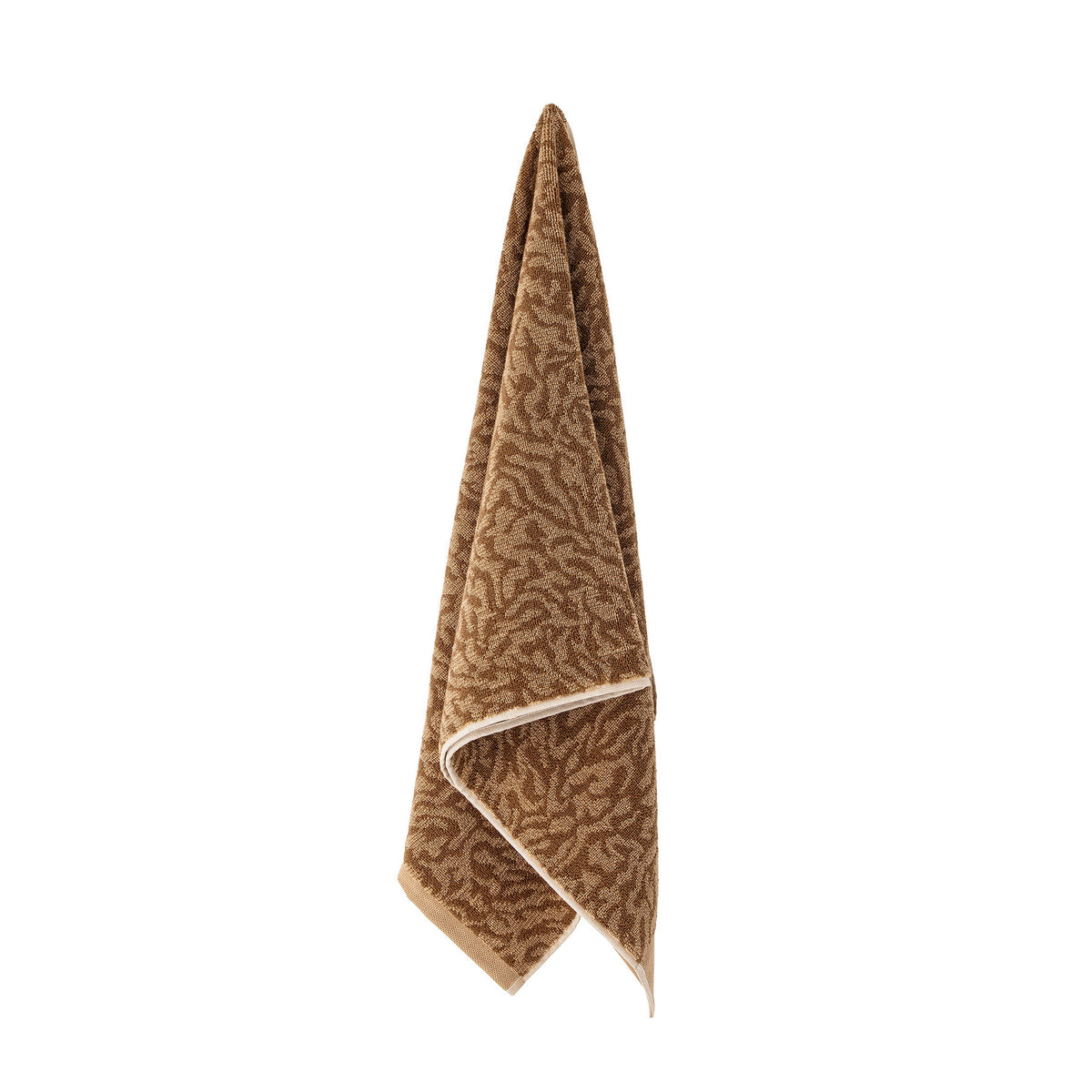 Kaysa Handtuch, Braun, Baumwolle in Brown präsentiert im Onlineshop von KAQTU Design AG. Handtuch ist von Bloomingville