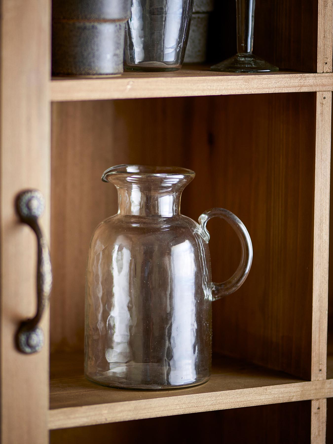 Asha Dekanter, Klar, Recyceltes Glas in Klar präsentiert im Onlineshop von KAQTU Design AG. Kanne ist von Bloomingville