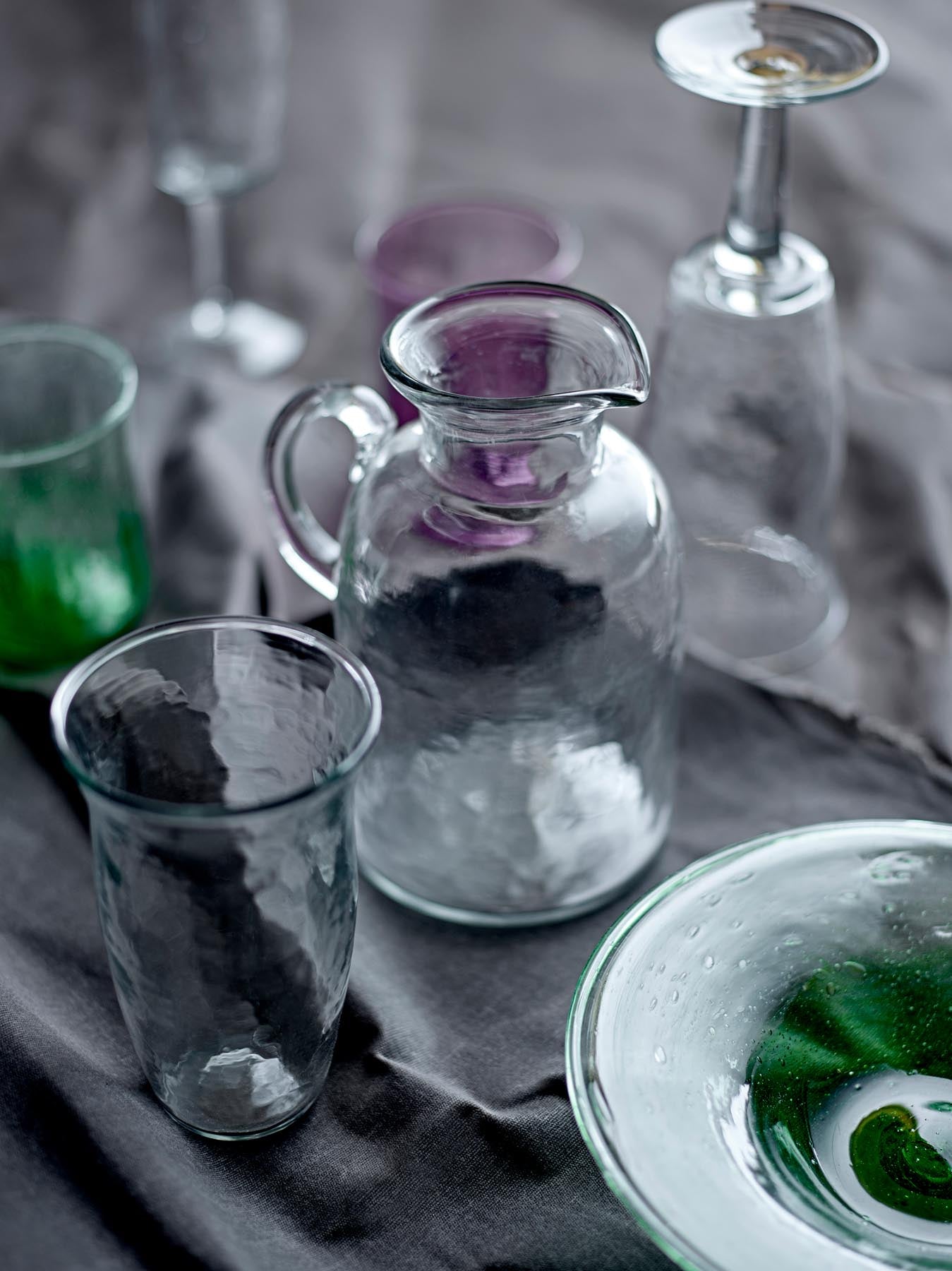Asha Trinkglas, Klar, Recyceltes Glas in Klar präsentiert im Onlineshop von KAQTU Design AG. Glas ist von Bloomingville