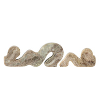Liabella Kerzenhalter, Beige, Marmor