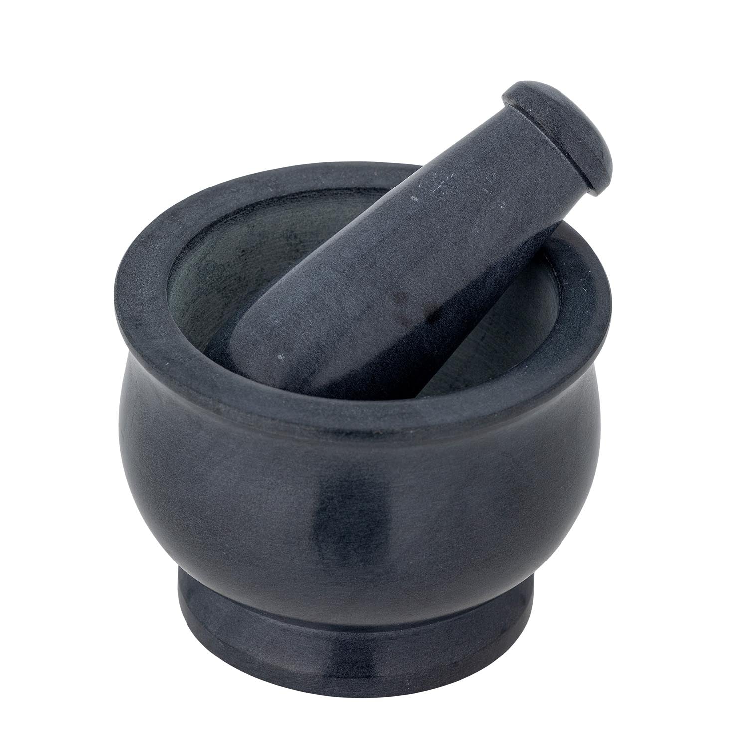 Aprilla Mörser & Stößel, Grau, Speckstein in Grau präsentiert im Onlineshop von KAQTU Design AG. Küchenhelfer ist von Creative Collection