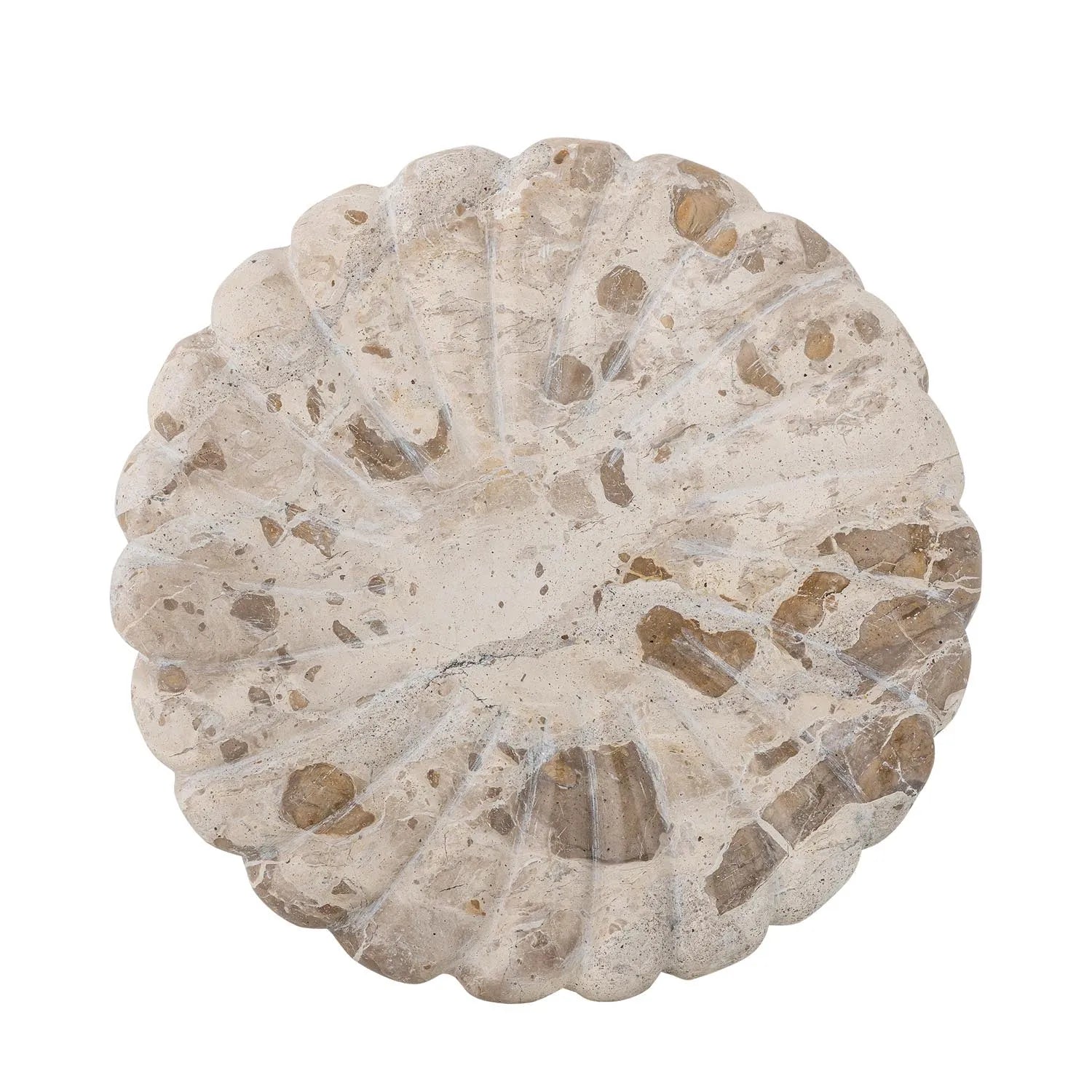 Marlie Tablett, Natur, Marmor in Natur präsentiert im Onlineshop von KAQTU Design AG. Kuchenuntersatz ist von Bloomingville