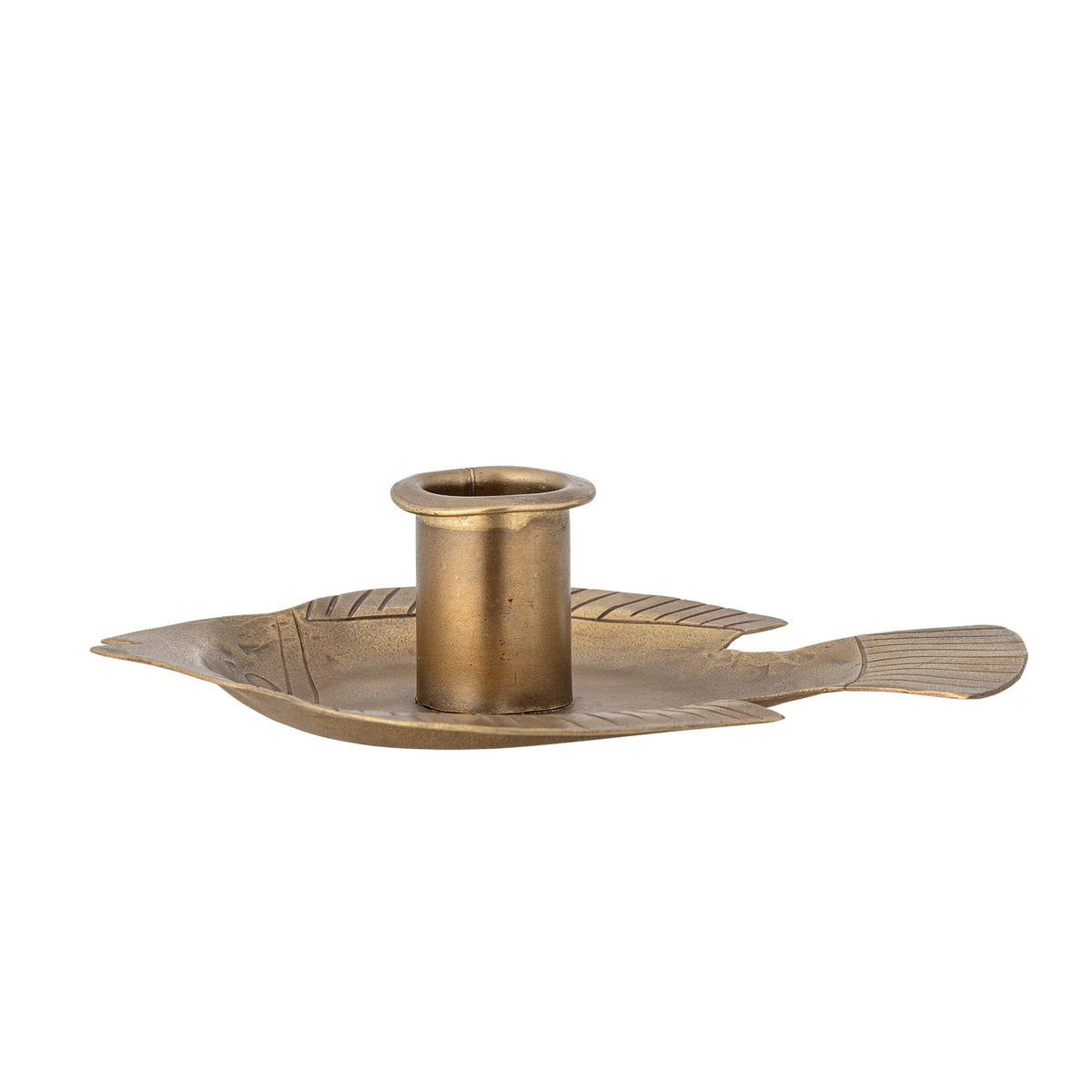 Fabius Kerzenhalter, Brass, Metall in Messing präsentiert im Onlineshop von KAQTU Design AG. Kerzenständer ist von Creative Collection