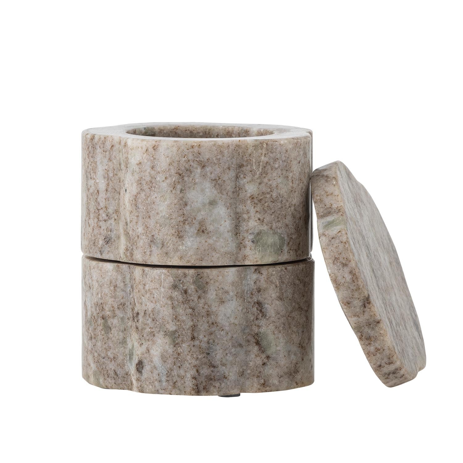 Nezli Gefäß mit Deckel, Natur, Marmor in Natur präsentiert im Onlineshop von KAQTU Design AG. Kanne ist von Bloomingville