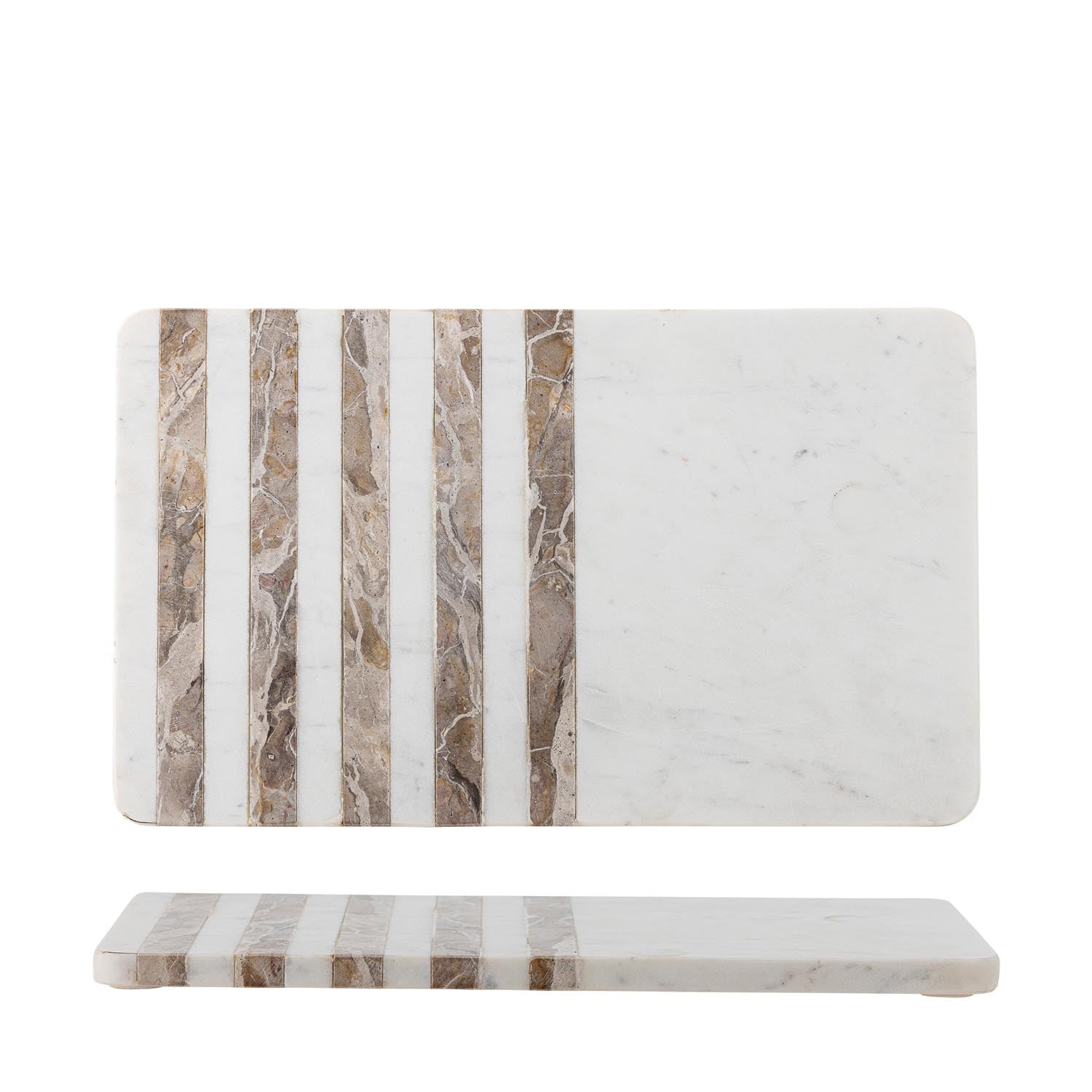 Novelle Schneidebrett, Weiß, Marmor in Weiß präsentiert im Onlineshop von KAQTU Design AG. Schneidbrett ist von Bloomingville