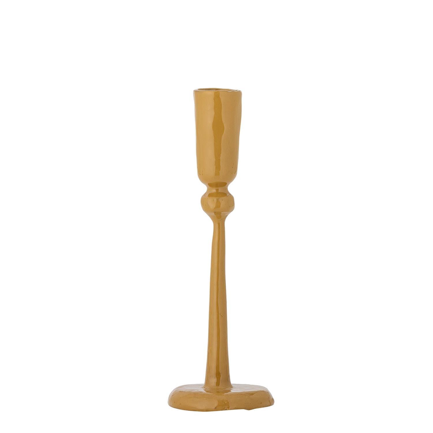 Eber Kerzenhalter, Gelb, Metall in Gelb präsentiert im Onlineshop von KAQTU Design AG. Kerzenständer ist von Bloomingville