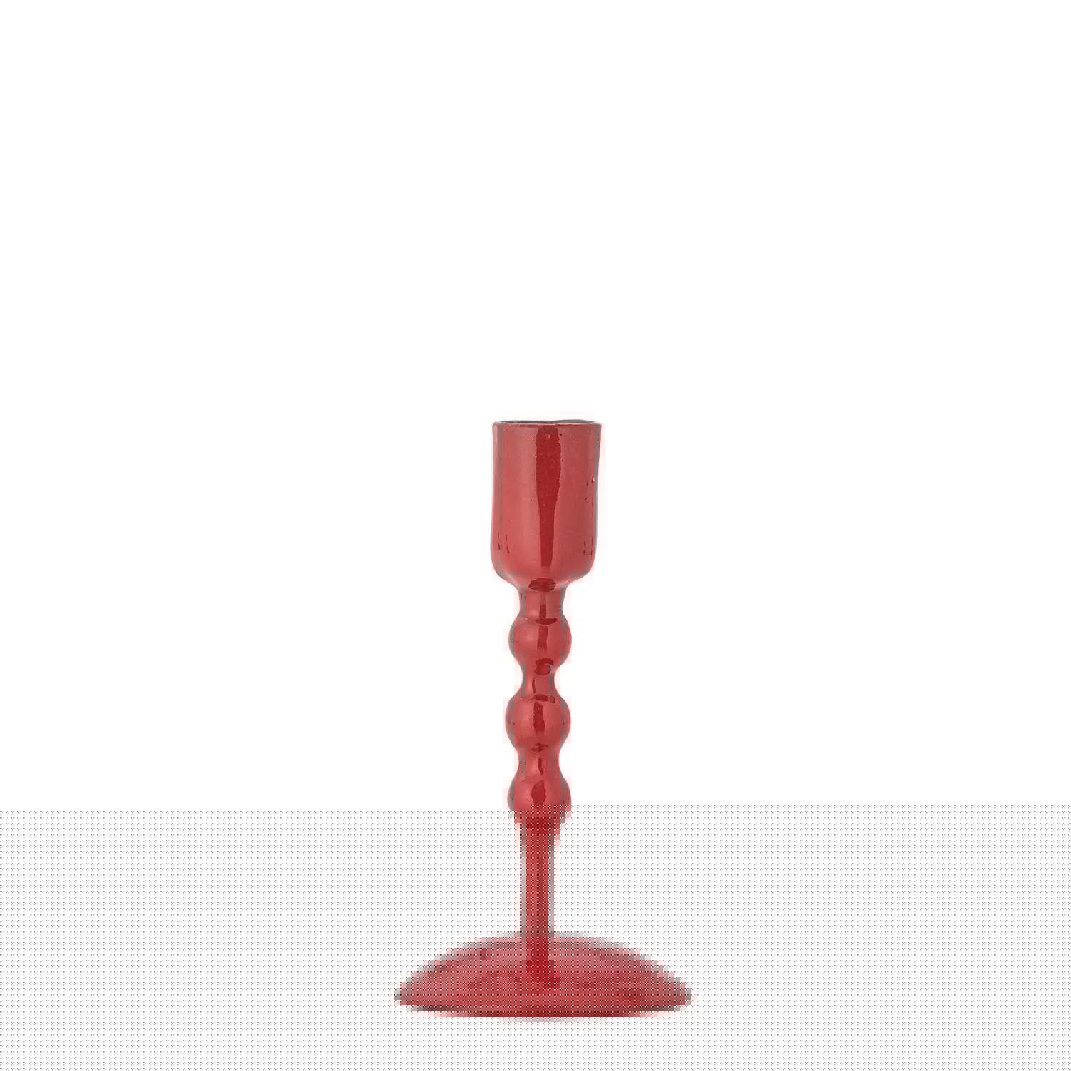 Eber Kerzenhalter, Rot, Metall in Rot präsentiert im Onlineshop von KAQTU Design AG. Kerzenständer ist von Bloomingville