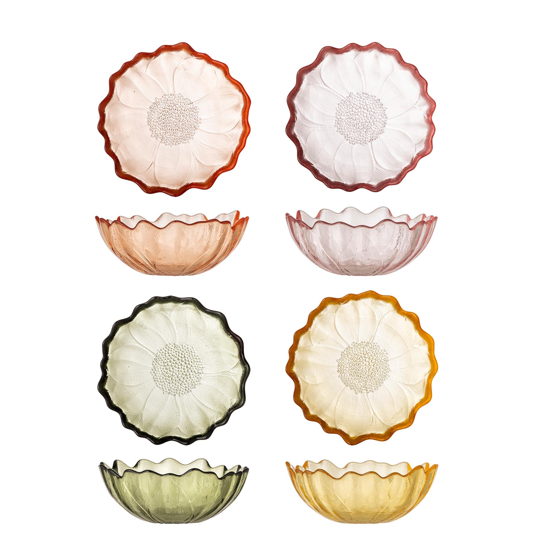 Kana Schale, Bunt, Glas in Multi präsentiert im Onlineshop von KAQTU Design AG. Schale ist von Bloomingville
