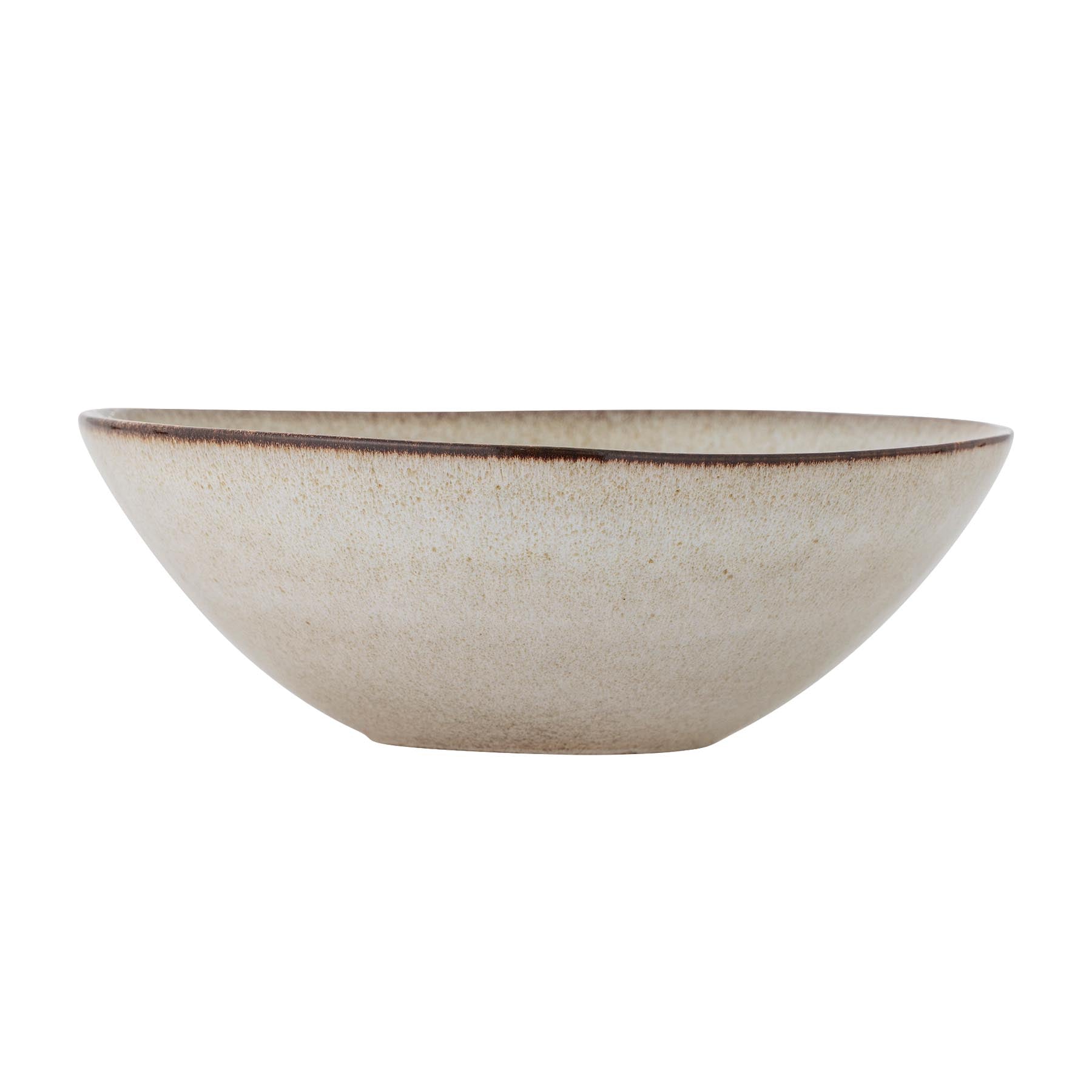 Sandrine Schale, Natur, Steingut in Nature präsentiert im Onlineshop von KAQTU Design AG. Schale ist von Bloomingville