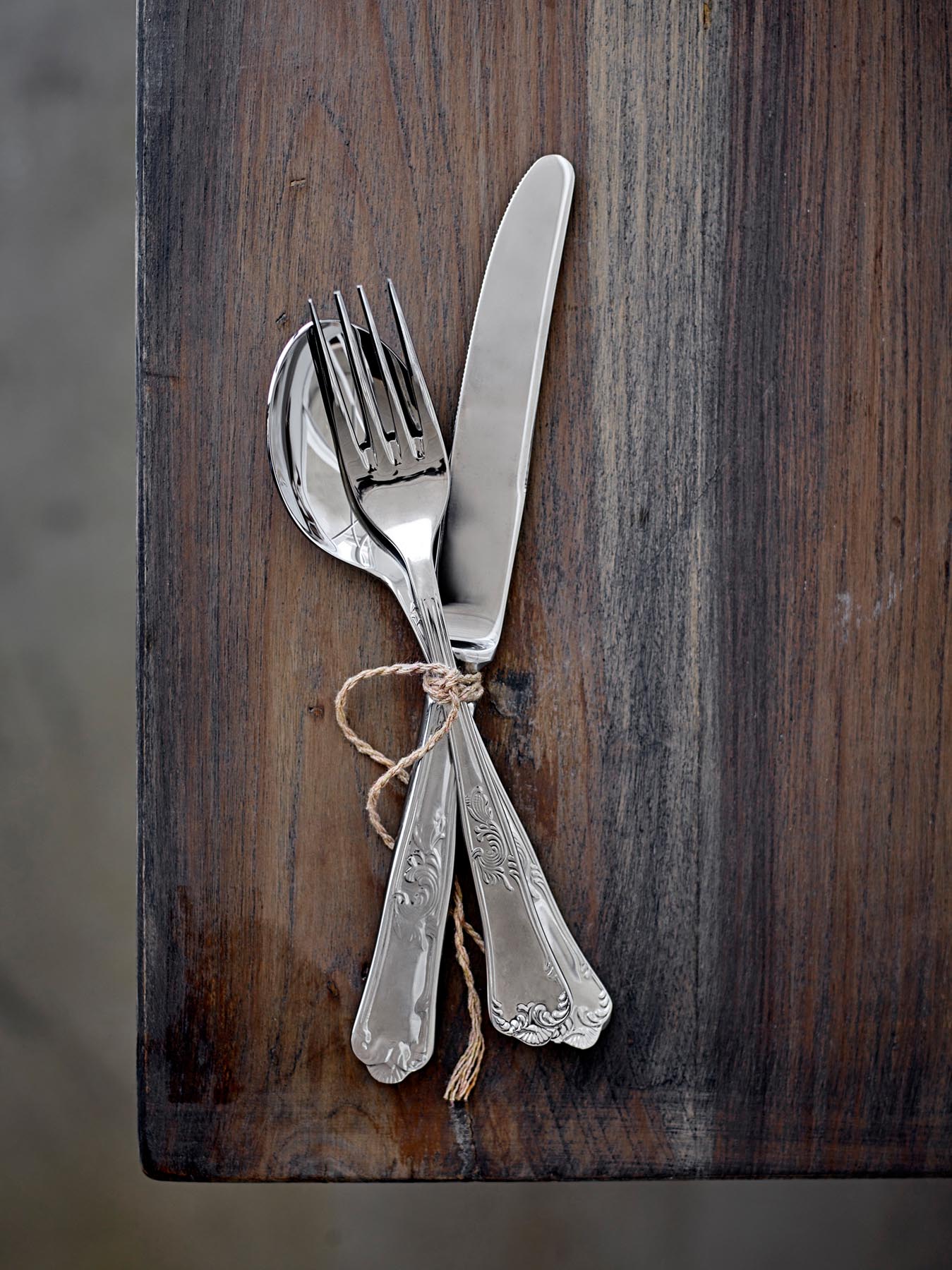 Tilly Besteck, Silber, Edelstahl in Silber präsentiert im Onlineshop von KAQTU Design AG. Geschirr ist von Creative Collection