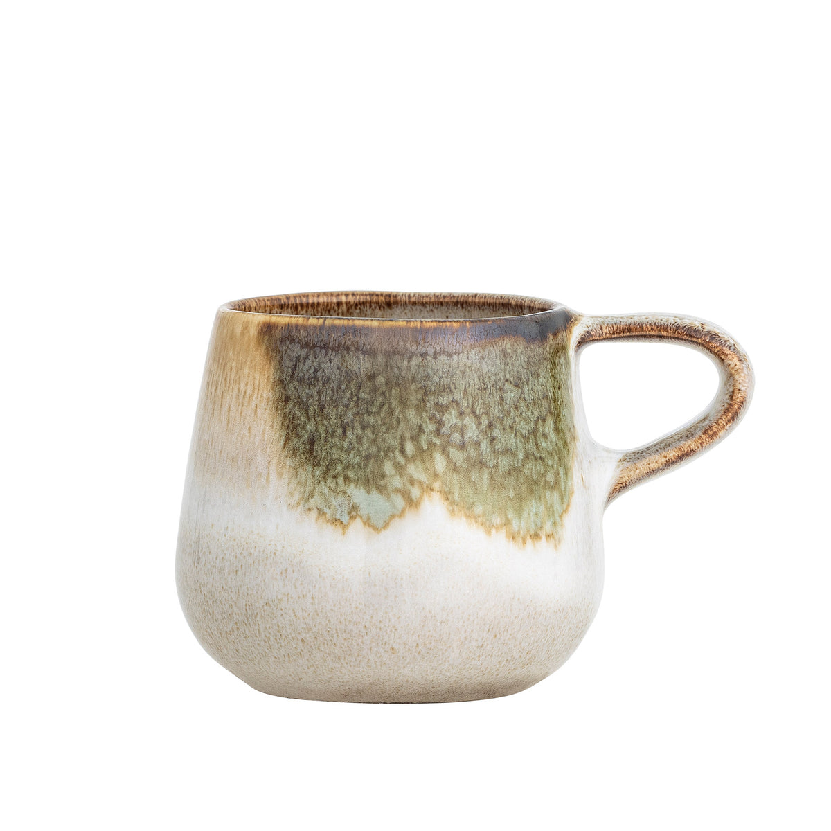 Jules Tasse, Grün, Steingut in Green präsentiert im Onlineshop von KAQTU Design AG. Tasse ist von Bloomingville