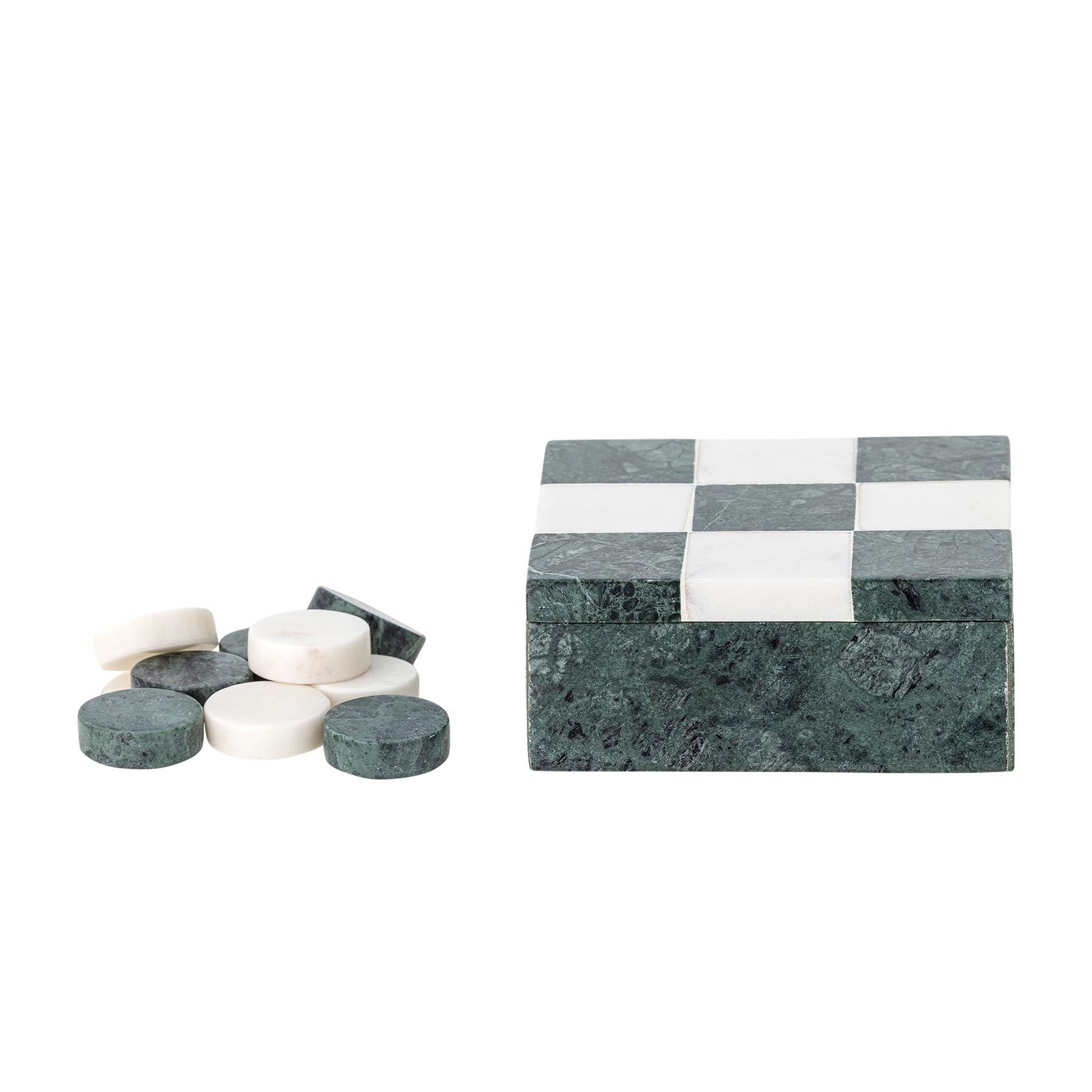 Aske Drei gewinnt, Grün, Marmor in Green präsentiert im Onlineshop von KAQTU Design AG. Kunstgegenstände ist von Bloomingville