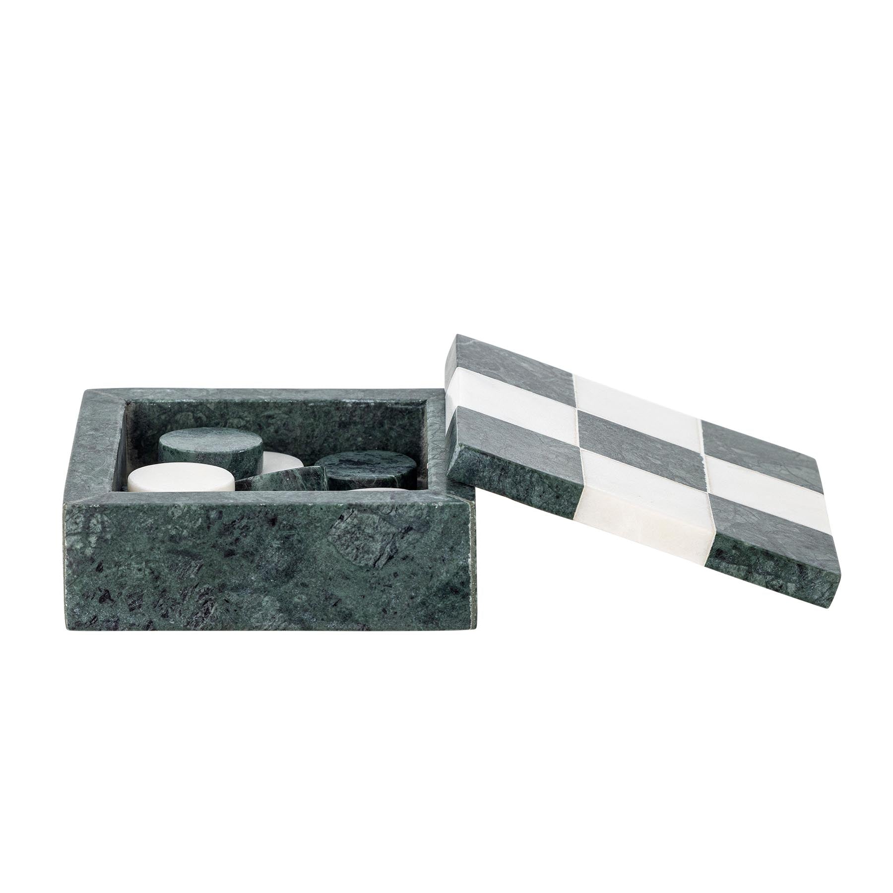 Aske Drei gewinnt, Grün, Marmor in Green präsentiert im Onlineshop von KAQTU Design AG. Kunstgegenstände ist von Bloomingville