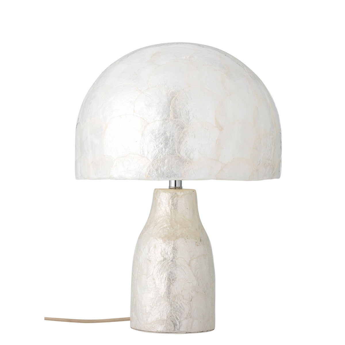 Adria Tischlampe, Natur, Mother of pearl in Nature präsentiert im Onlineshop von KAQTU Design AG. Tischleuchte ist von Bloomingville