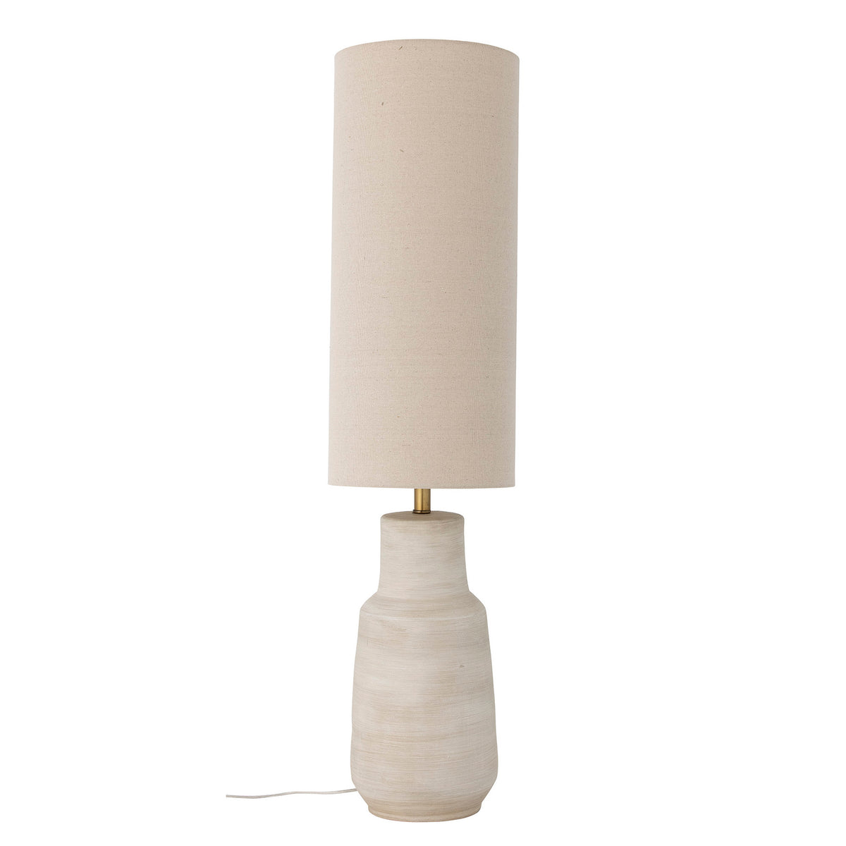 Linetta Stehlampe, Weiá, Steingut in White präsentiert im Onlineshop von KAQTU Design AG. Stehleuchte ist von Bloomingville