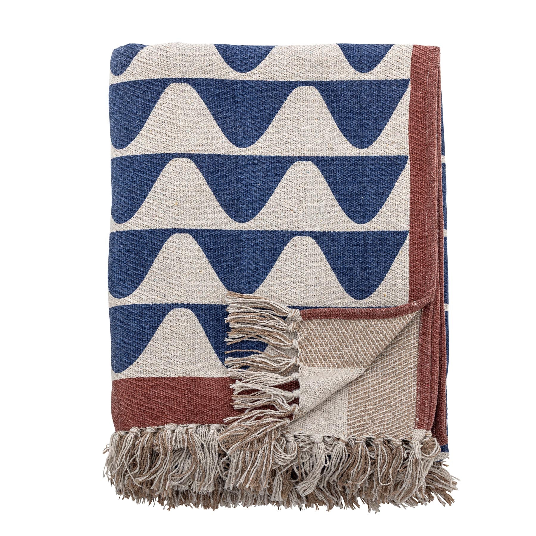 Rimme Decke, Bunt, Recycelte Baumwolle in Multi präsentiert im Onlineshop von KAQTU Design AG. Bettüberwurf ist von Creative Collection
