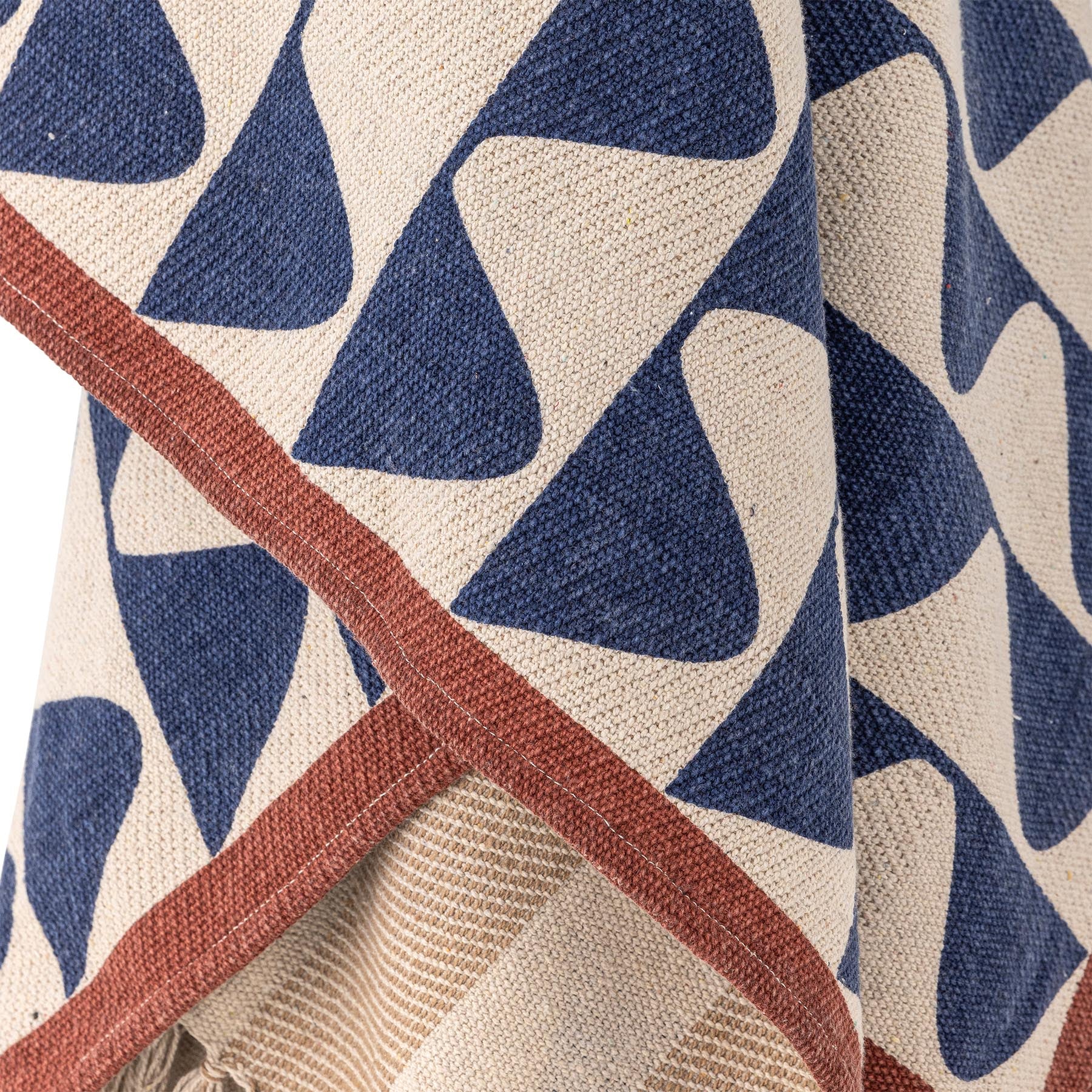 Rimme Decke, Bunt, Recycelte Baumwolle in Multi präsentiert im Onlineshop von KAQTU Design AG. Bettüberwurf ist von Creative Collection