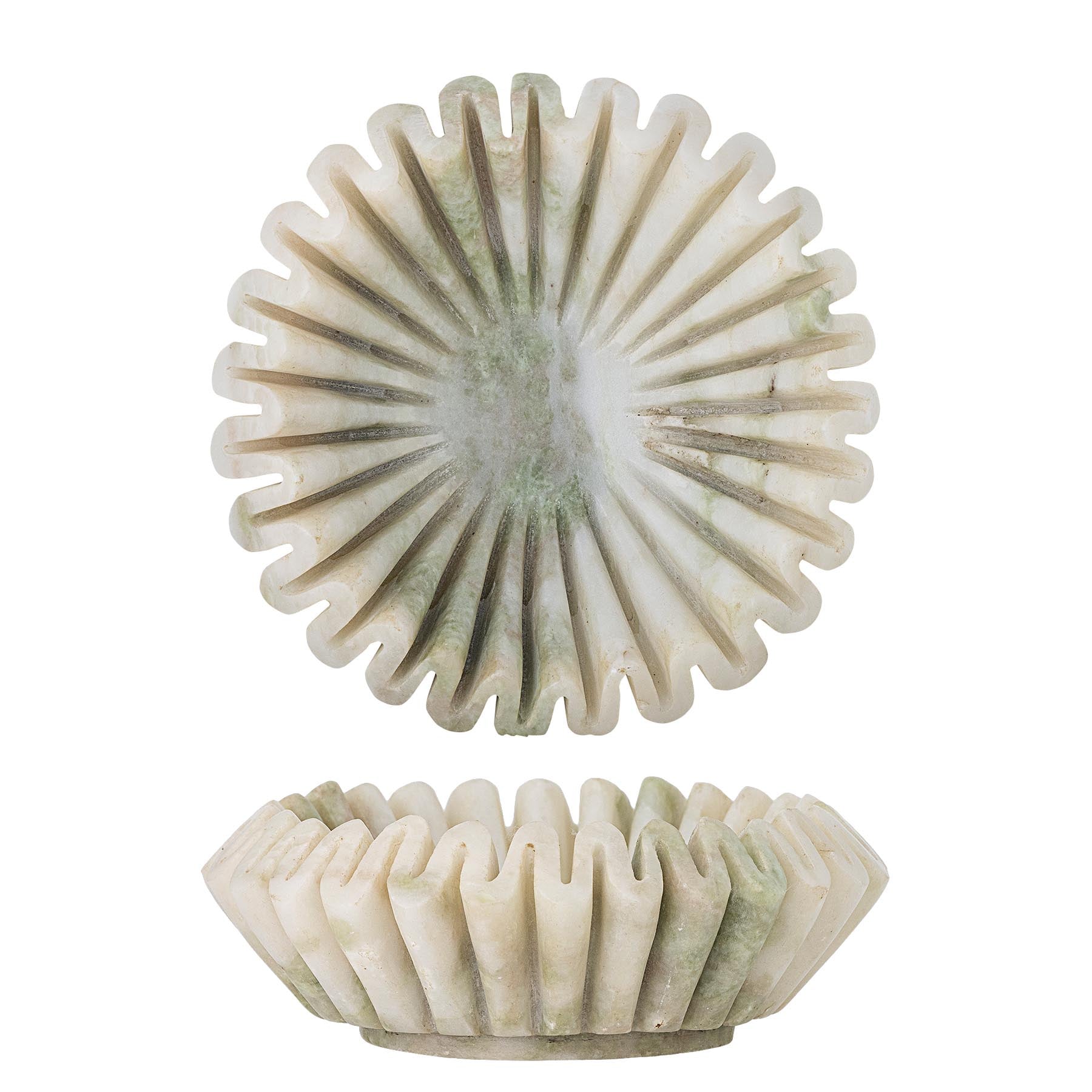 Harmonia Schale, Grün, Marmor in Green präsentiert im Onlineshop von KAQTU Design AG. Schale ist von Bloomingville