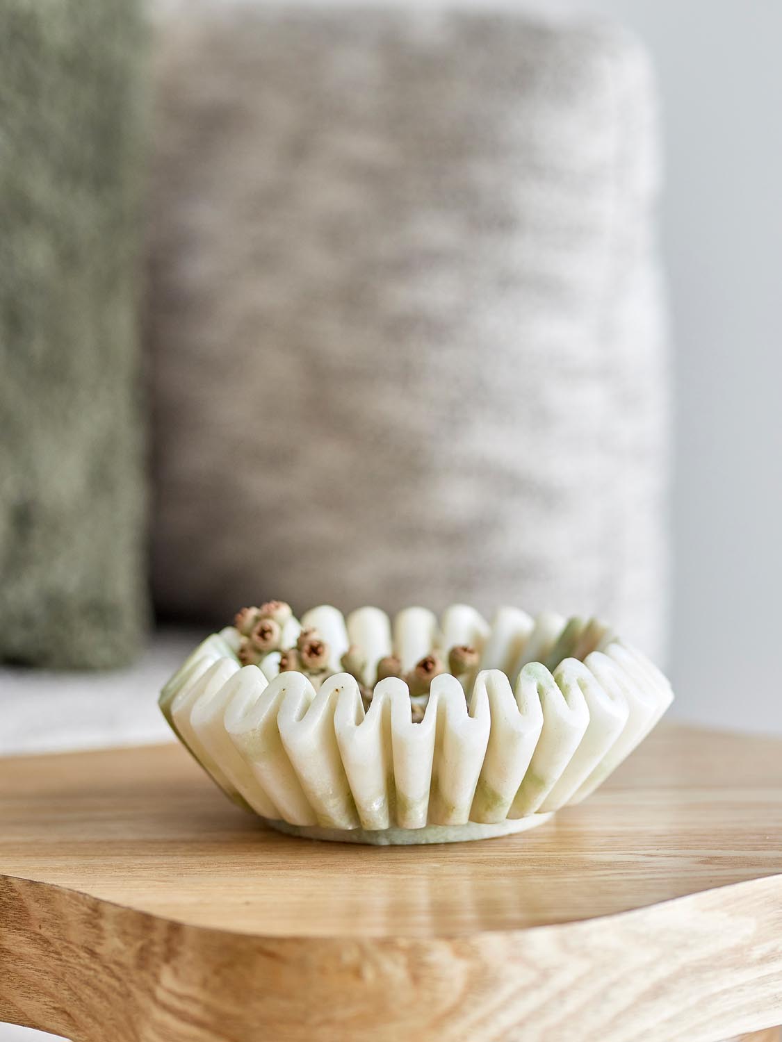 Harmonia Schale, Grün, Marmor in Green präsentiert im Onlineshop von KAQTU Design AG. Schale ist von Bloomingville