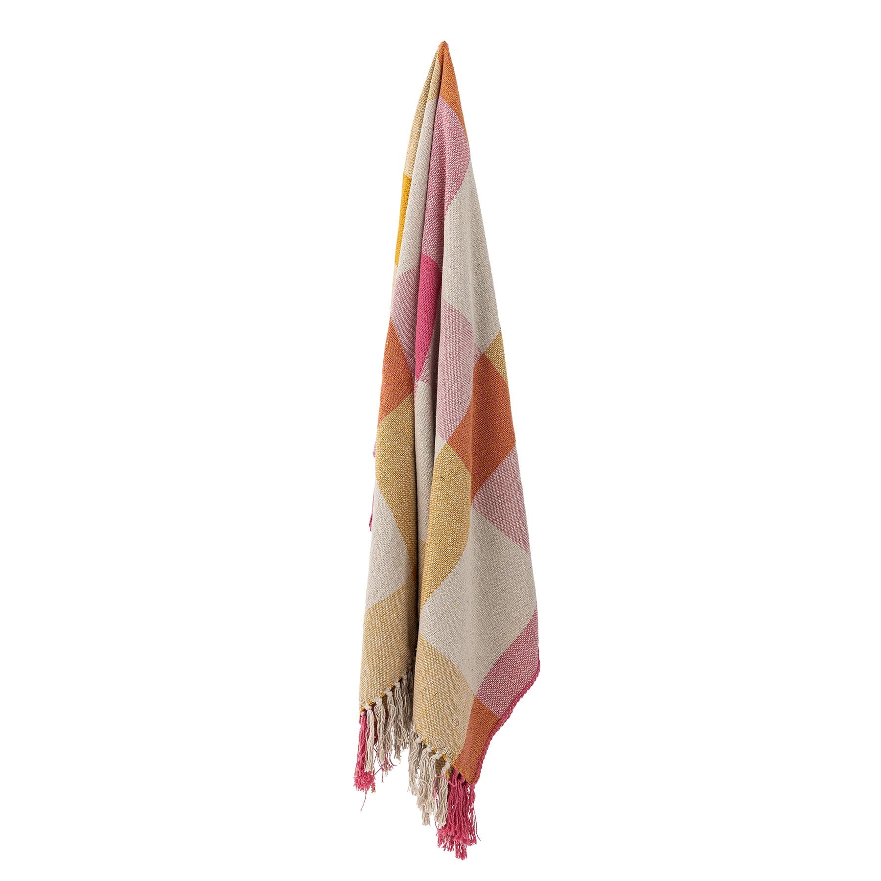Hadley Decke, Bunt, Recycelte Baumwolle in Multi präsentiert im Onlineshop von KAQTU Design AG. Bettüberwurf ist von Creative Collection