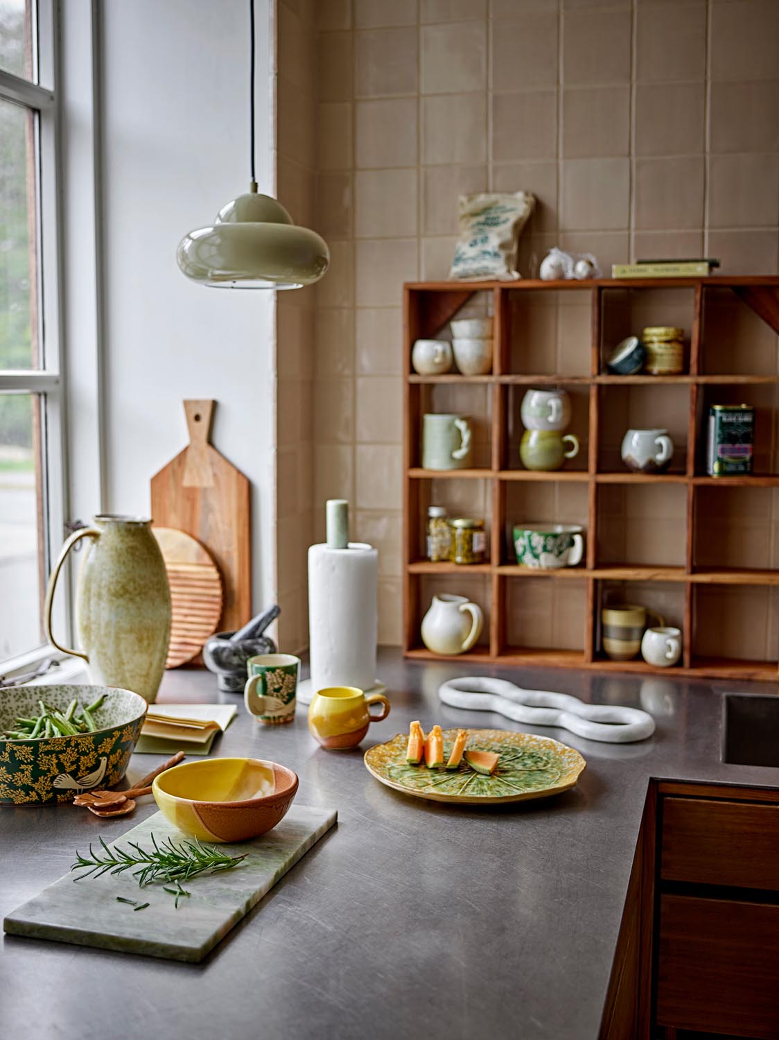 Keika Schneidebrett, Grün, Marmor in Green präsentiert im Onlineshop von KAQTU Design AG. Schneidbrett ist von Bloomingville