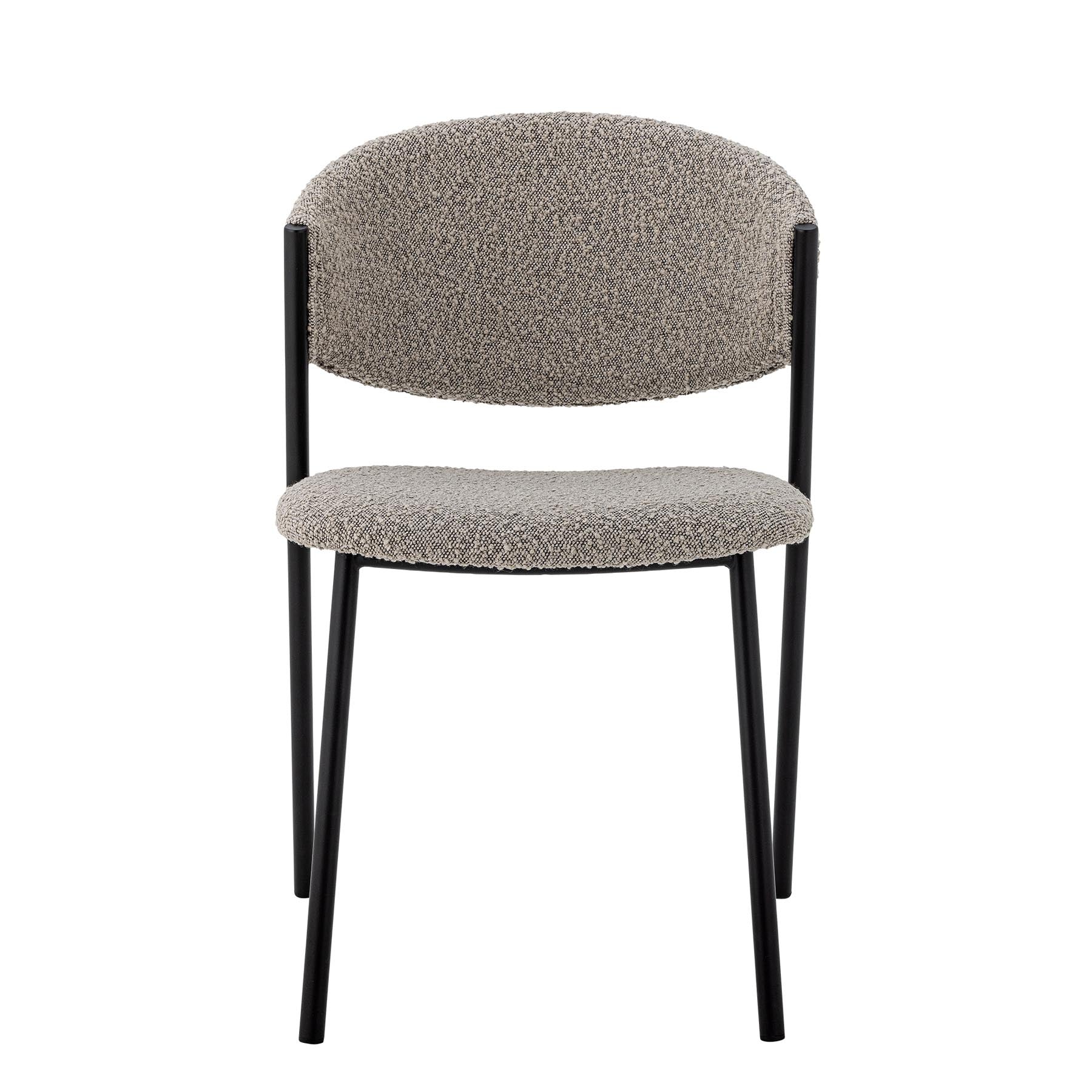 Marlo Esszimmerstuhl, Grau, Polyester in Grey präsentiert im Onlineshop von KAQTU Design AG. Stuhl ist von Bloomingville