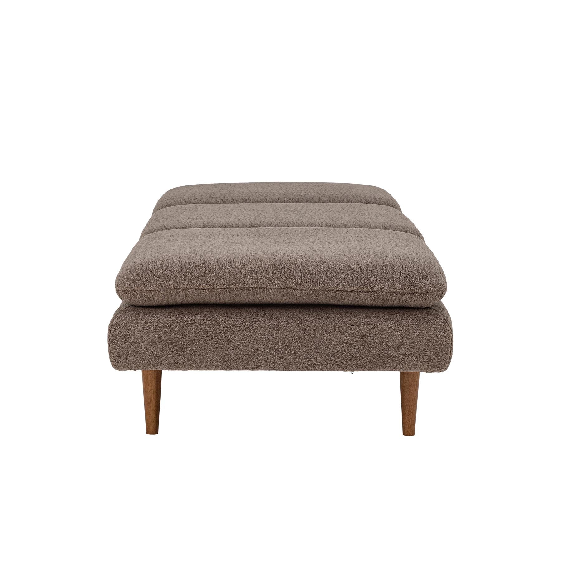 Pione Tagesbett, Braun, FSC®100%, Gummibaumholz in Brown präsentiert im Onlineshop von KAQTU Design AG. Liegestuhl ist von Bloomingville