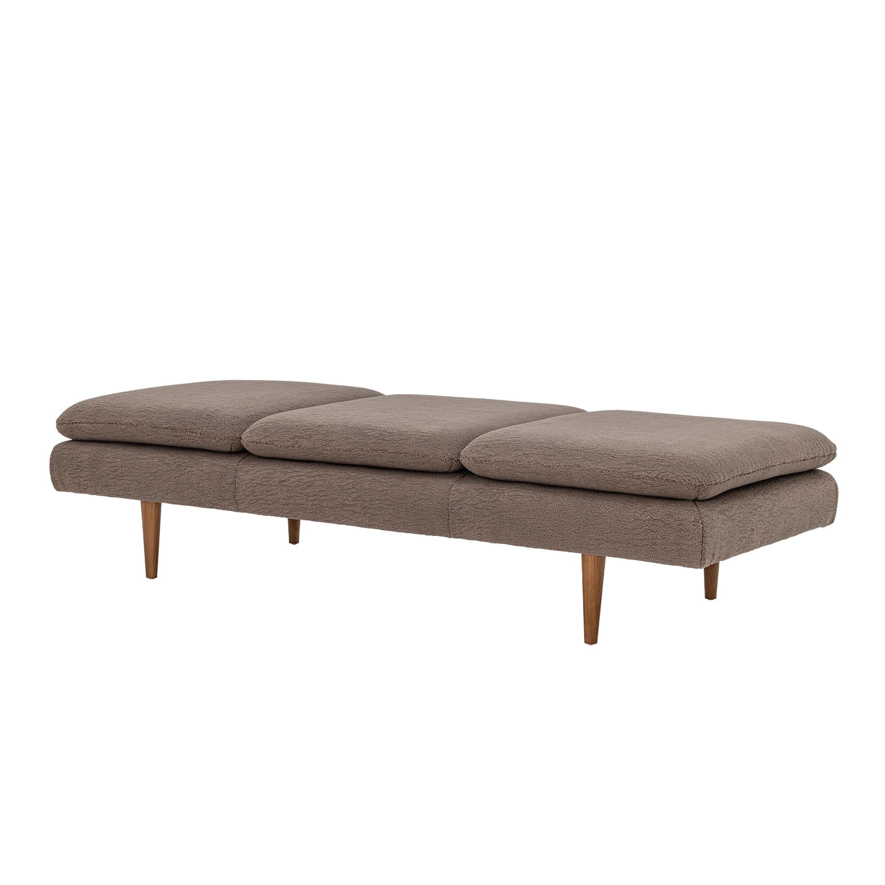 Pione Tagesbett, Braun, FSC®100%, Gummibaumholz in Brown präsentiert im Onlineshop von KAQTU Design AG. Liegestuhl ist von Bloomingville