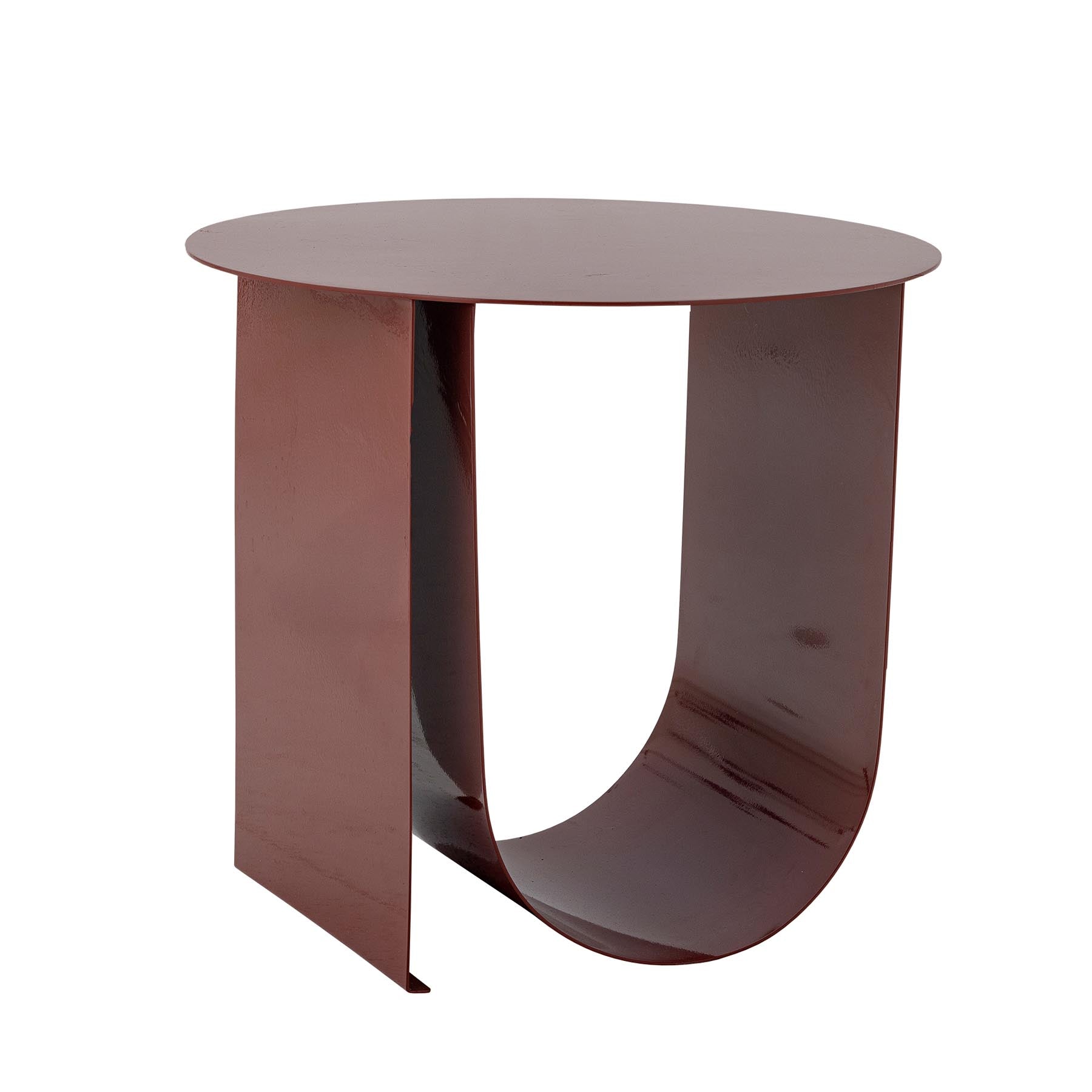 Cher Beistelltisch, Rot, Metall in Red präsentiert im Onlineshop von KAQTU Design AG. Standregal ist von Bloomingville
