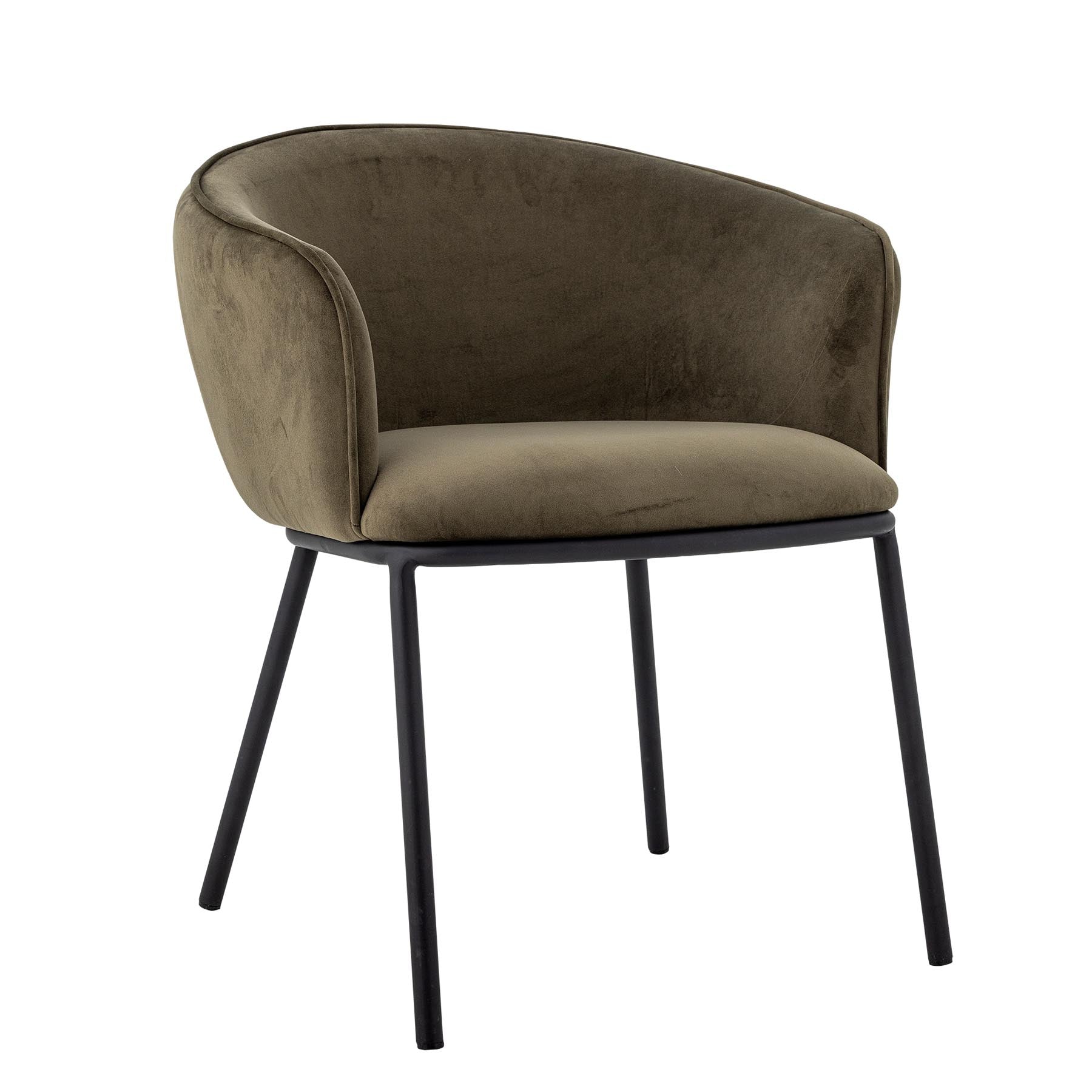 Cortone Esszimmerstuhl, Grün, Recyceltes Polyester in Green präsentiert im Onlineshop von KAQTU Design AG. Stuhl ist von Bloomingville