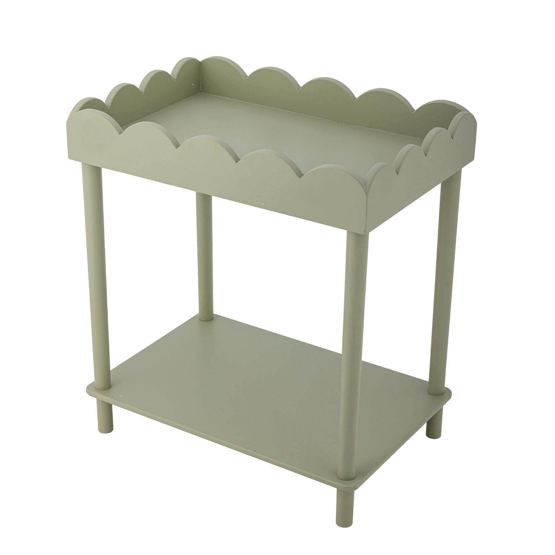 Isola Beistelltisch, Grün, MDF in Green präsentiert im Onlineshop von KAQTU Design AG. Standregal ist von Creative Collection