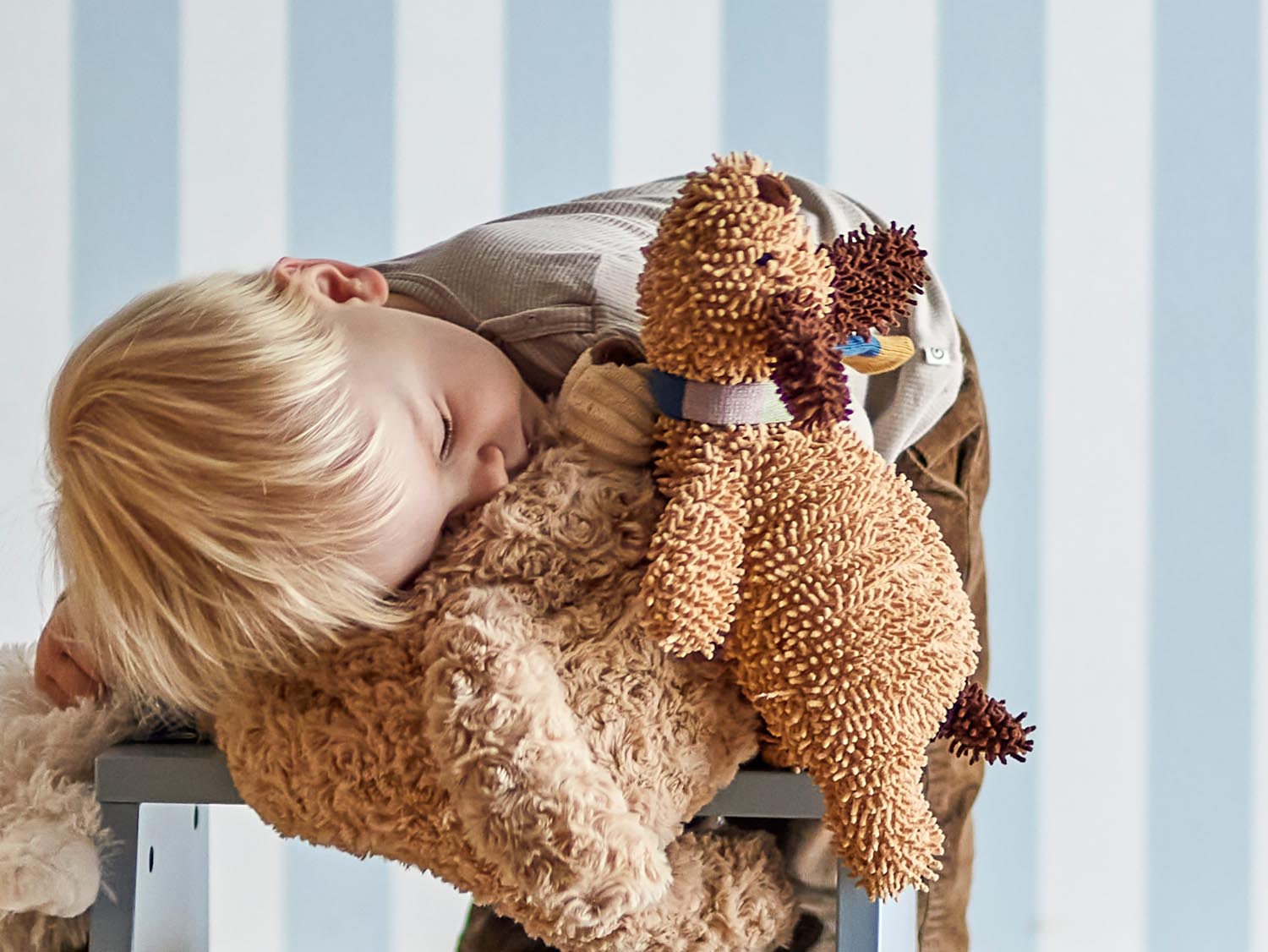 Olfie Plüschtier, Braun, Polyester in Brown präsentiert im Onlineshop von KAQTU Design AG. Zelt Kids ist von Bloomingville Mini
