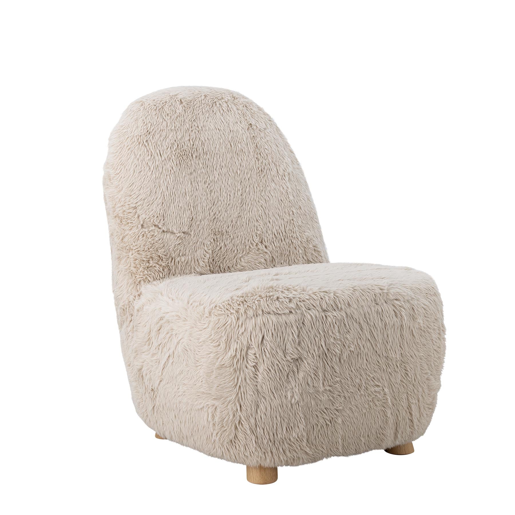 Yvona Loungesessel, Natur, FSC®100%, Gummibaumholz in Nature präsentiert im Onlineshop von KAQTU Design AG. Sessel ist von Creative Collection
