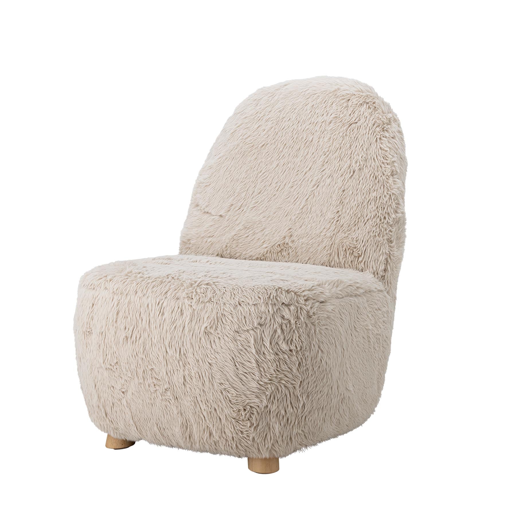 Yvona Loungesessel, Natur, FSC®100%, Gummibaumholz in Nature präsentiert im Onlineshop von KAQTU Design AG. Sessel ist von Creative Collection