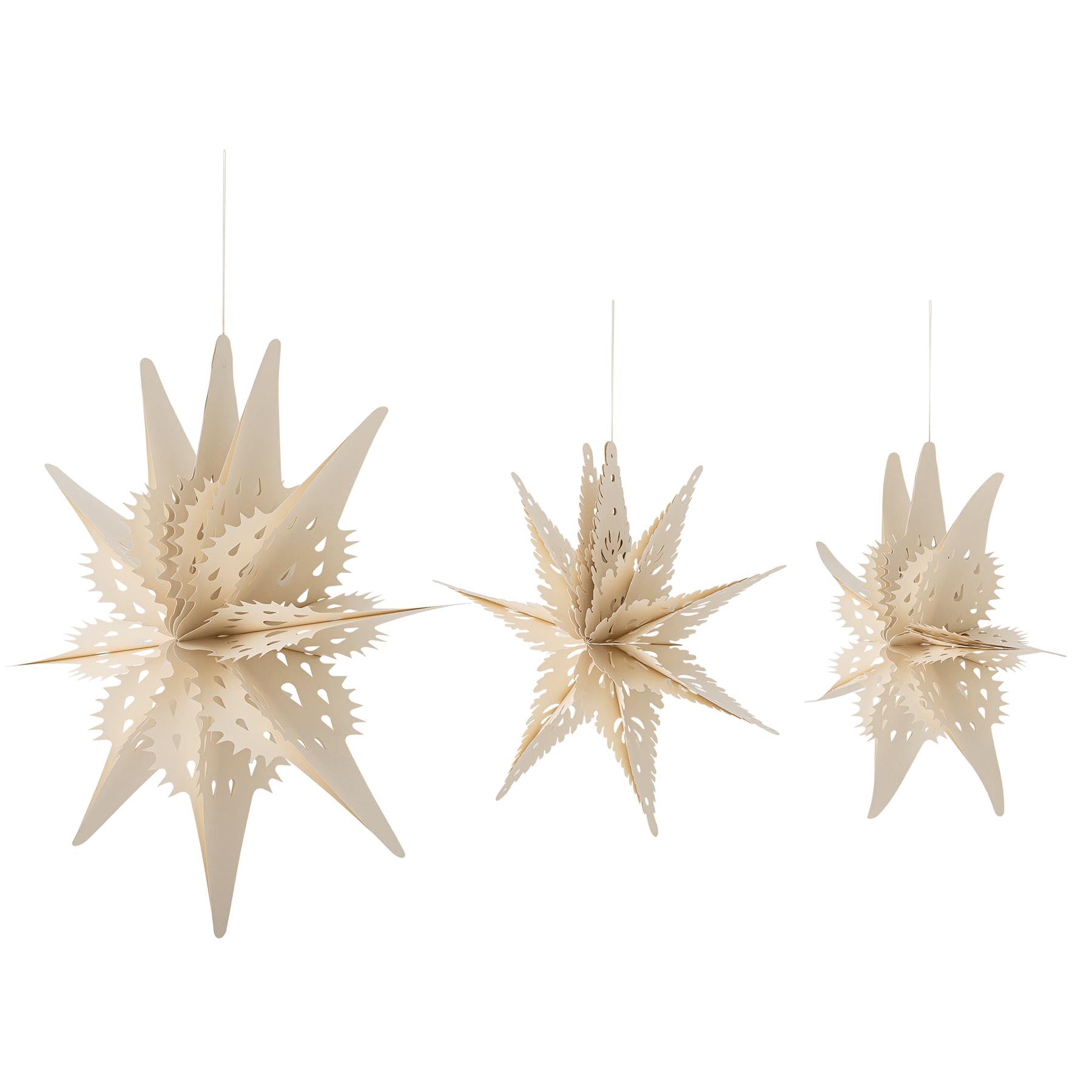 Ilo Stern, Weiß, FSC®Mix, Paper in White präsentiert im Onlineshop von KAQTU Design AG. Kunstgegenstände ist von Bloomingville