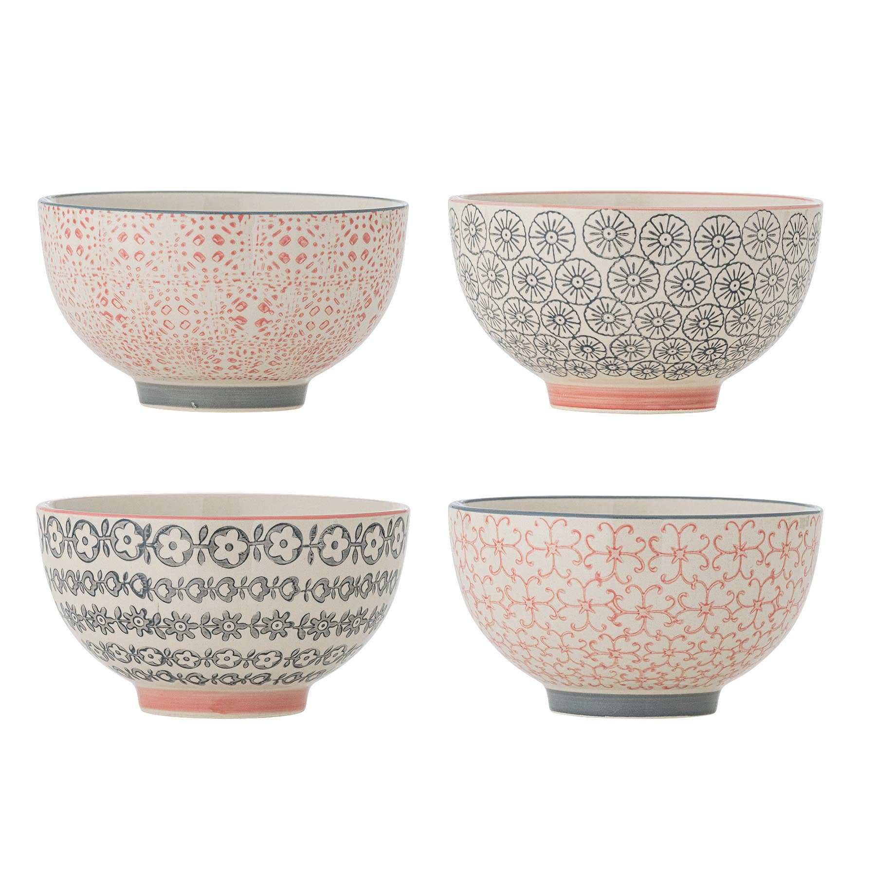 Cécile Schale, Bunt, Steingut in Multi präsentiert im Onlineshop von KAQTU Design AG. Schale ist von Bloomingville