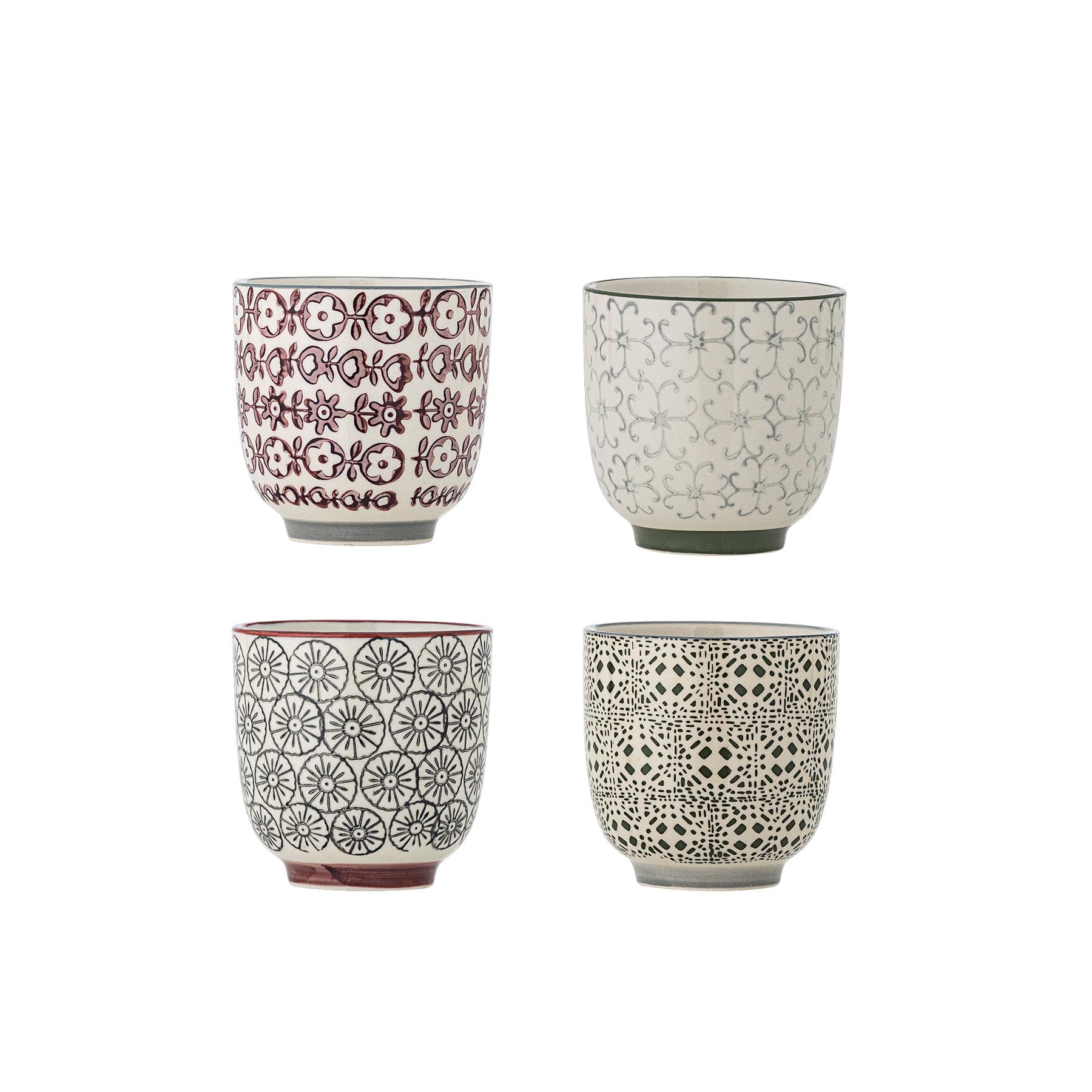 Karine Tasse, Bunt, Steingut in Multi präsentiert im Onlineshop von KAQTU Design AG. Tasse ist von Bloomingville