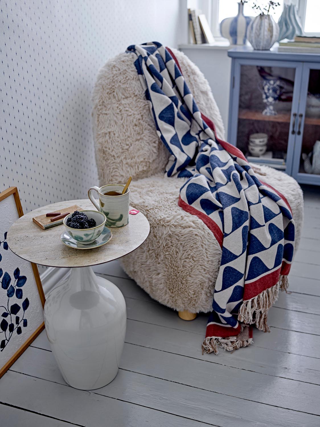 Lecco Beistelltisch, Natur, Metall in Nature präsentiert im Onlineshop von KAQTU Design AG. Standregal ist von Creative Collection