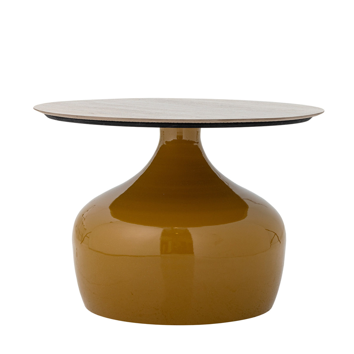 Lecco Couchtisch, Gelb, Metall in Yellow präsentiert im Onlineshop von KAQTU Design AG. Beistelltisch ist von Creative Collection