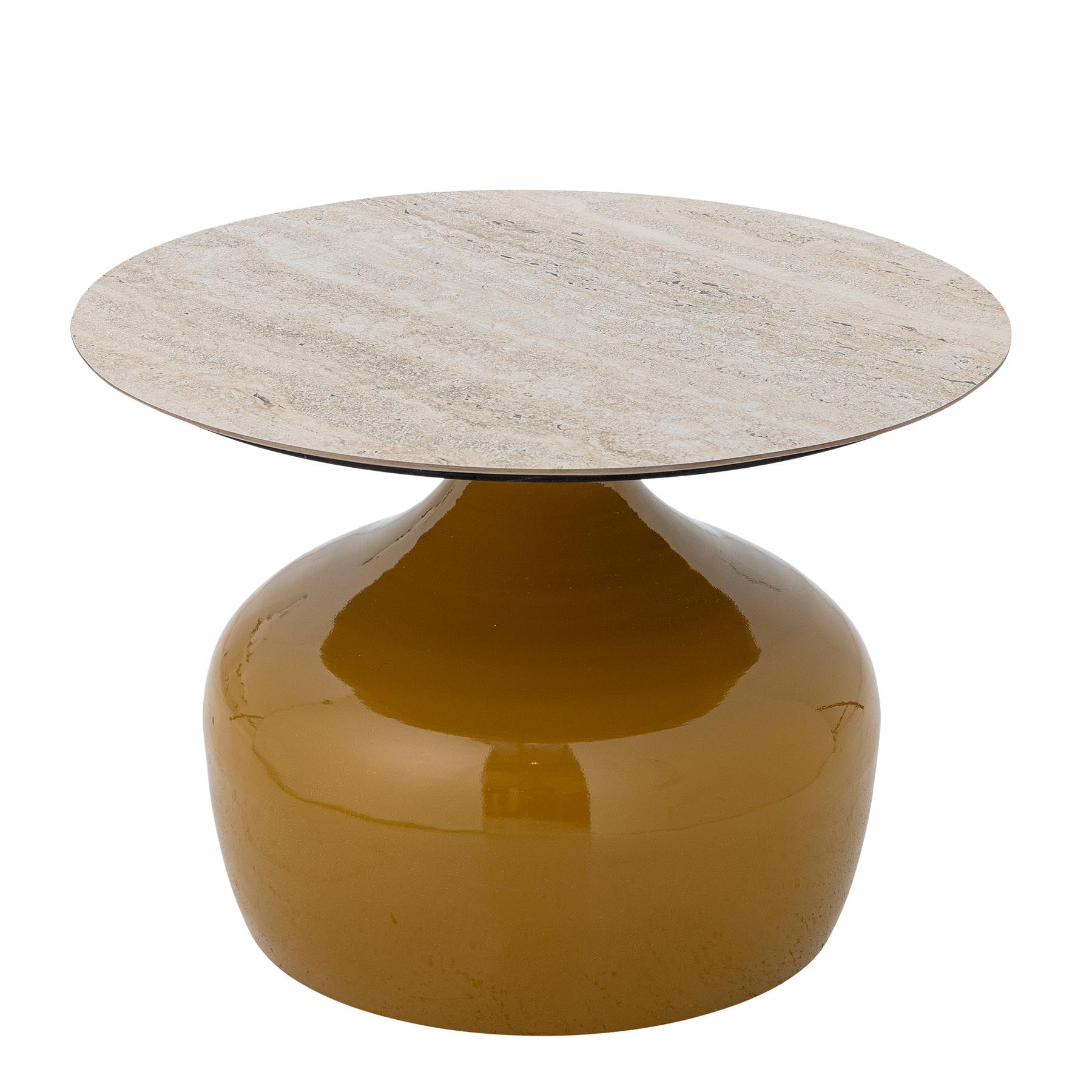 Lecco Couchtisch, Gelb, Metall in Yellow präsentiert im Onlineshop von KAQTU Design AG. Beistelltisch ist von Creative Collection