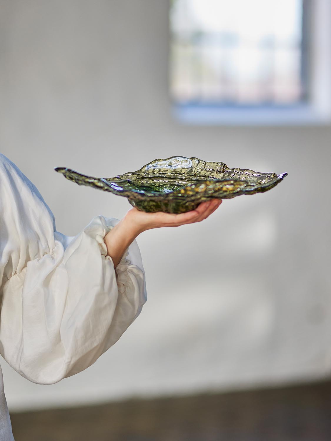 Aiku Schale, Grün, Glas in Green präsentiert im Onlineshop von KAQTU Design AG. Schale ist von Bloomingville