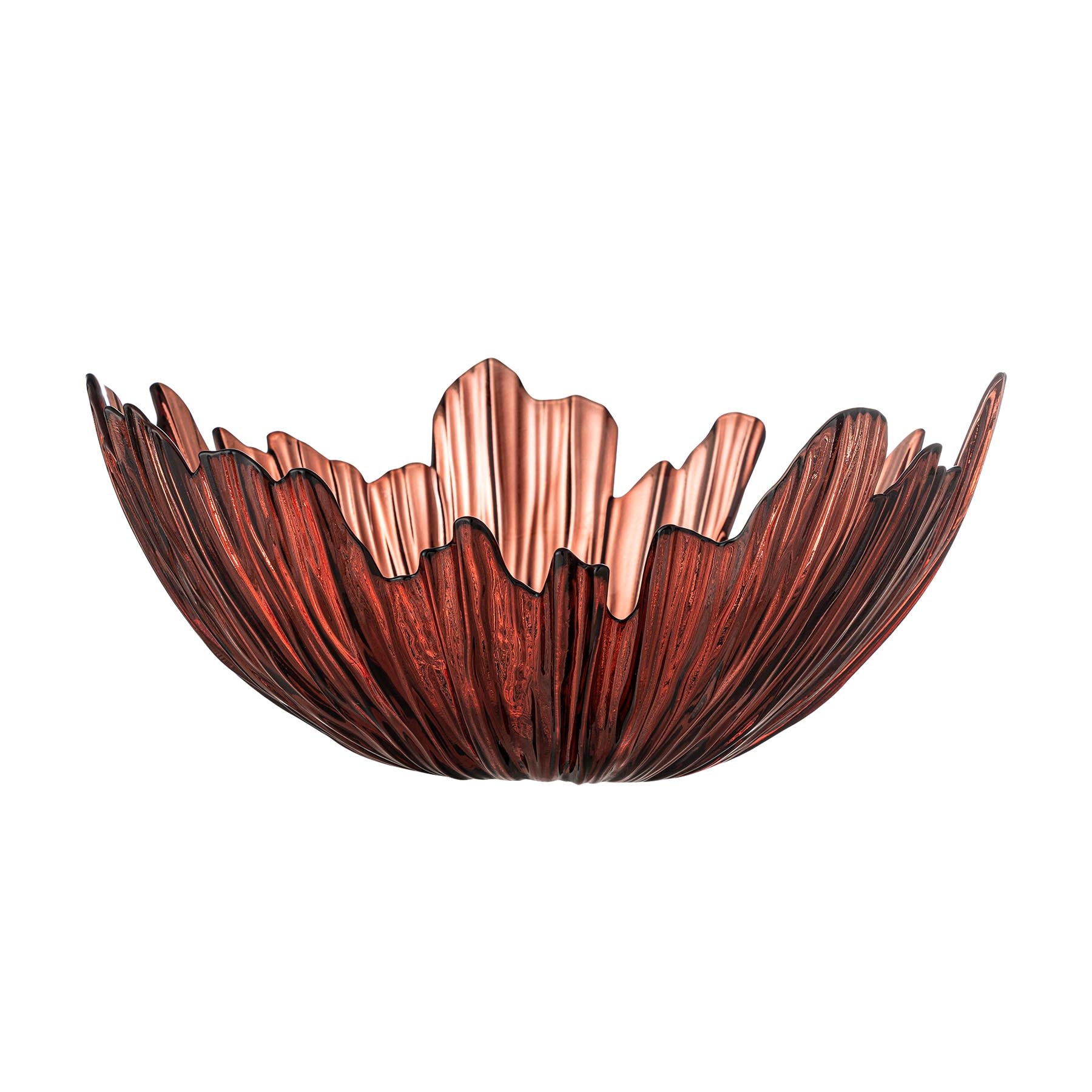 Aila Schale, Rot, Glas in Red präsentiert im Onlineshop von KAQTU Design AG. Schale ist von Bloomingville