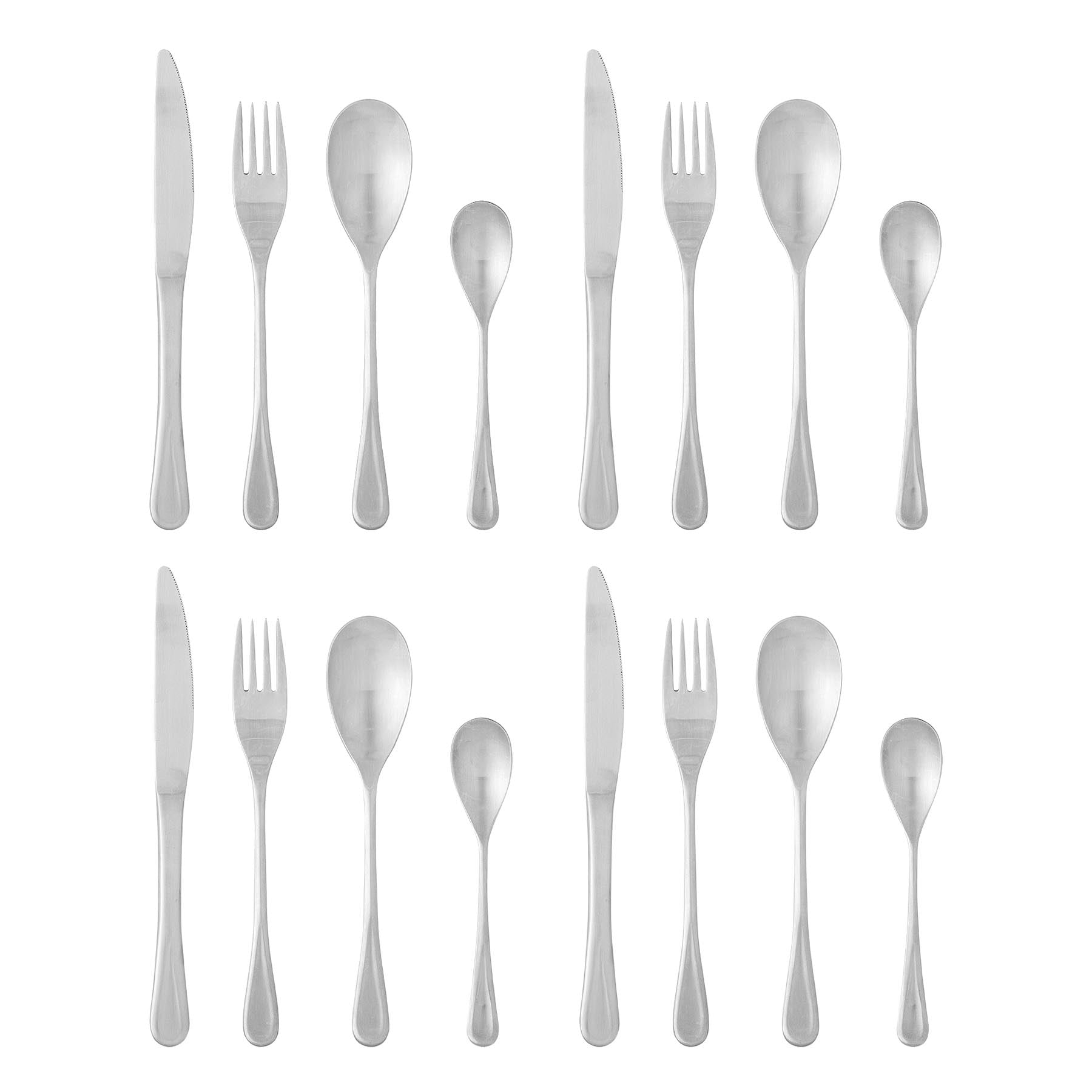 Elvera Besteck, Silber, Edelstahl in Silver präsentiert im Onlineshop von KAQTU Design AG. Geschirr ist von Bloomingville