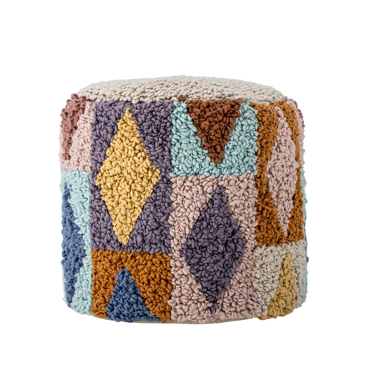 Miaki Pouf, Bunt, Baumwolle in Multi präsentiert im Onlineshop von KAQTU Design AG. Pouf ist von Bloomingville Mini